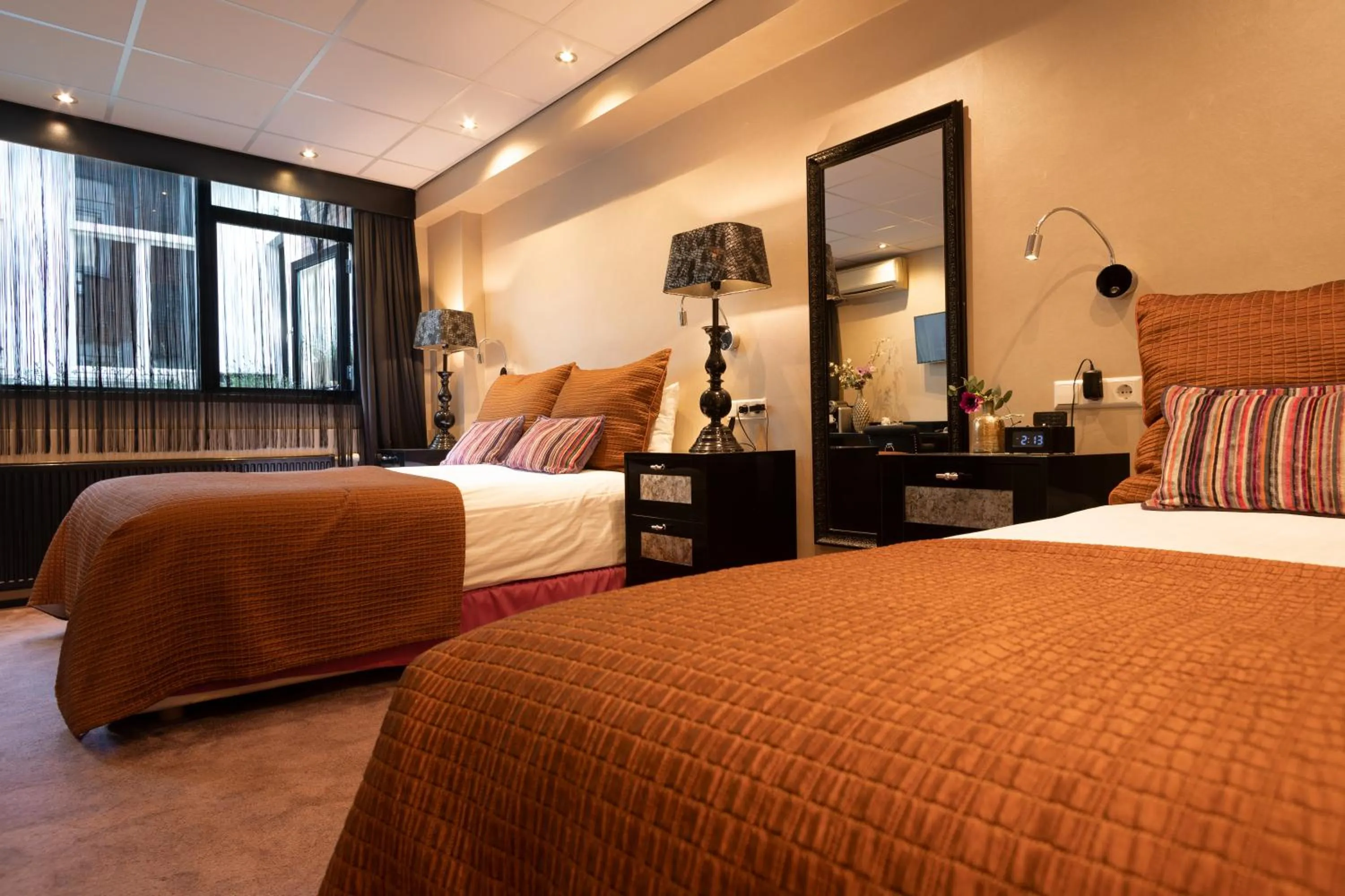 View (from property/room), Bed in Hotel Sebastians