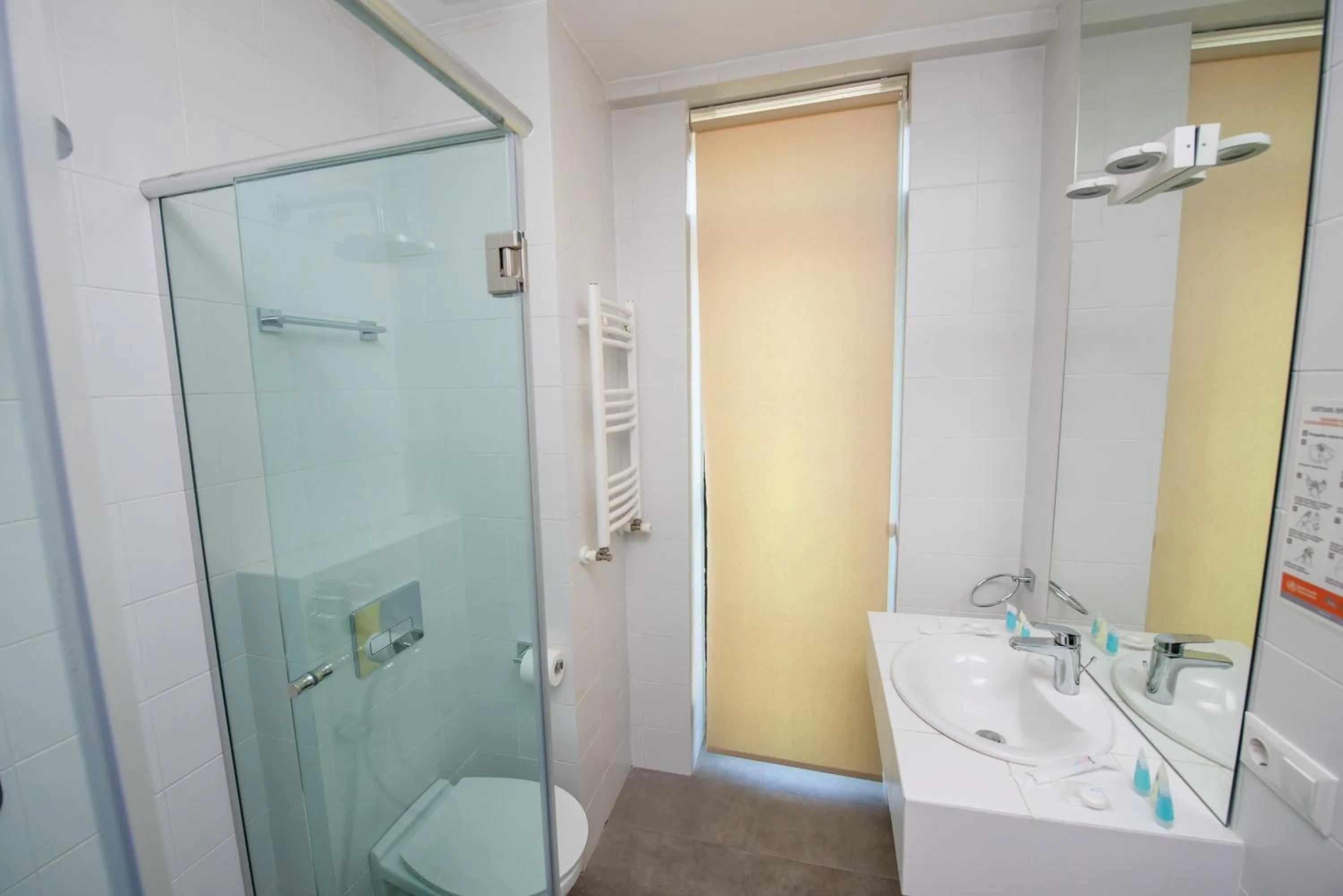 Shower in L.M Club Hotel