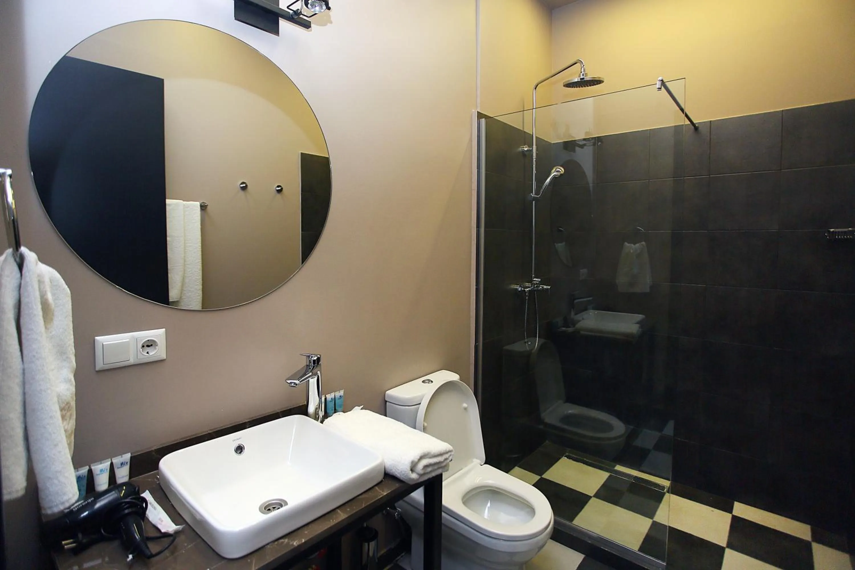 Shower in L.M Club Hotel