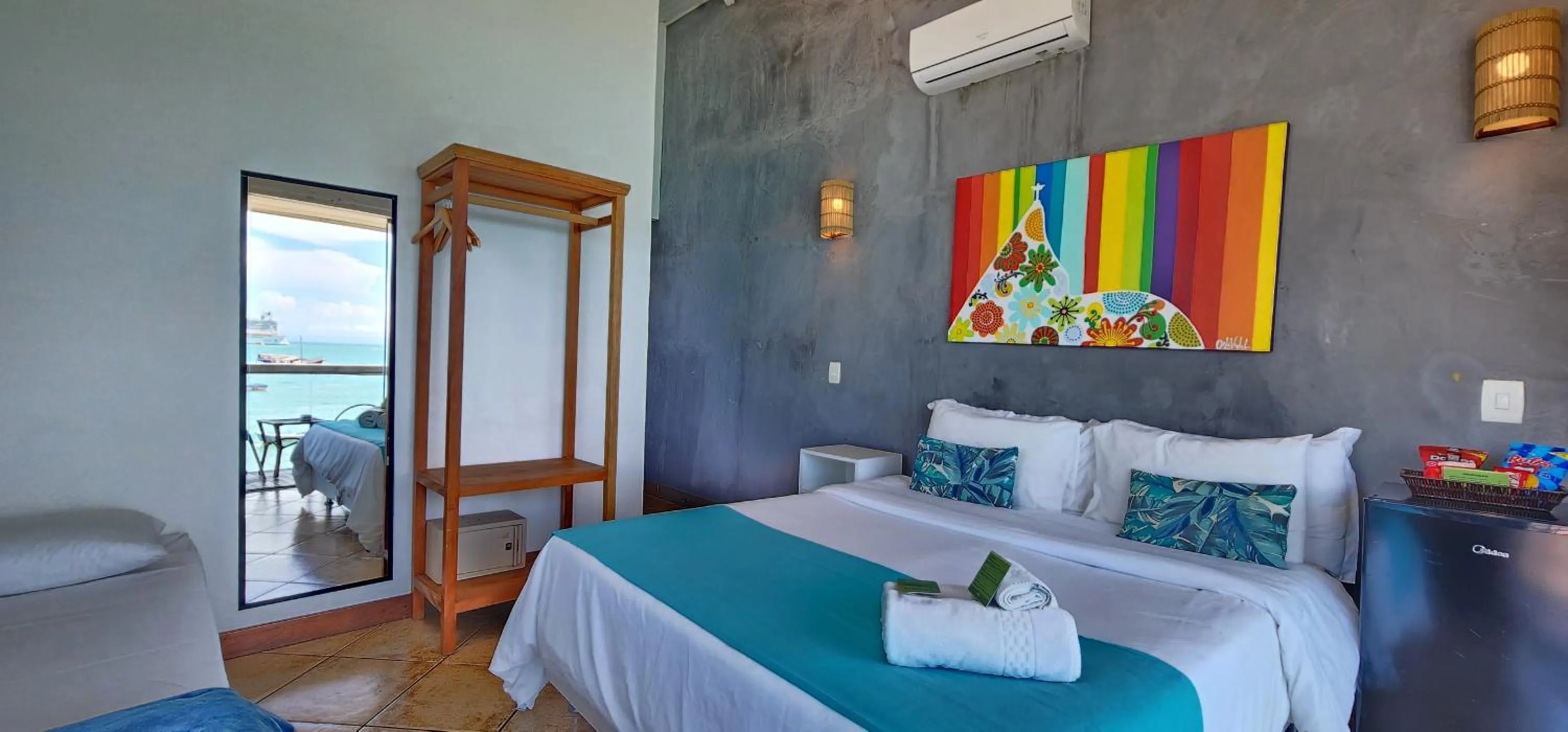 Bed in Bamboo Búzios Hostel