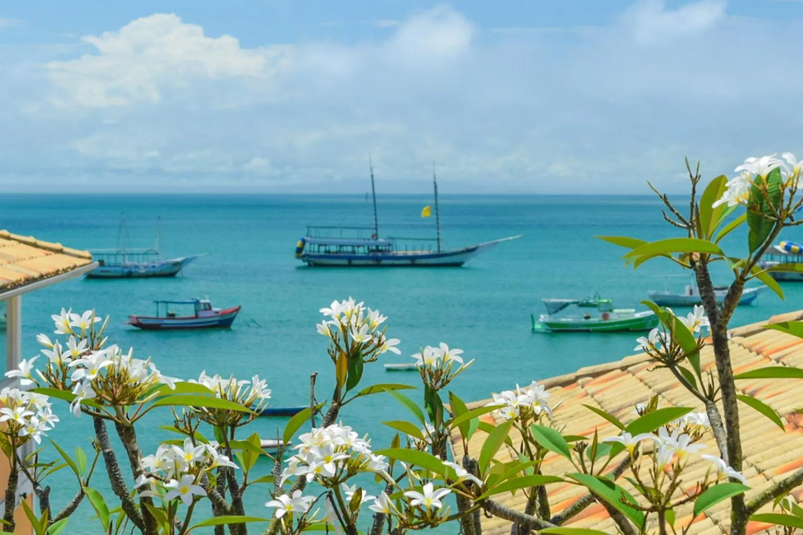Sea view in Bamboo Búzios Hostel