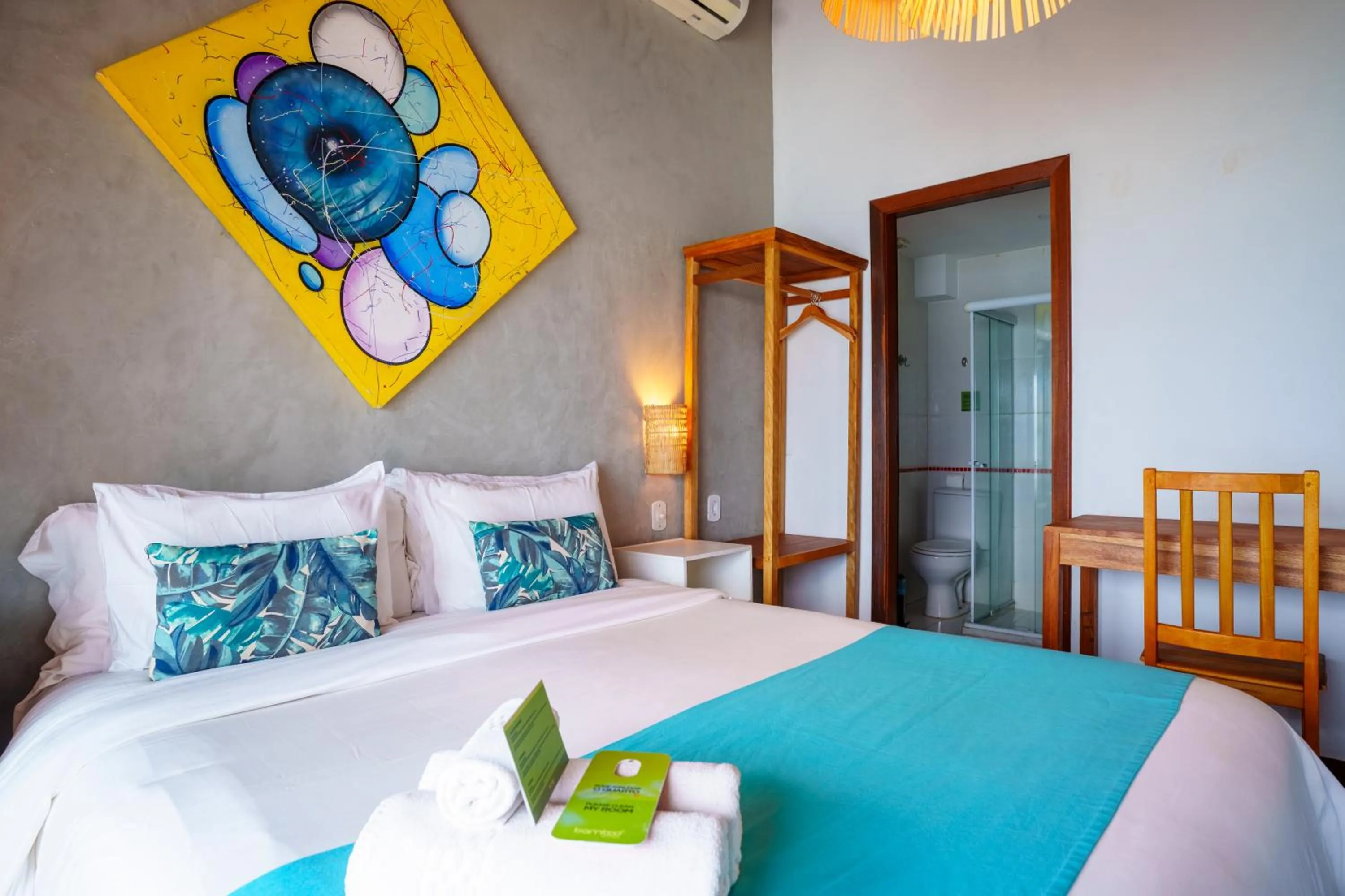 Bed in Bamboo Búzios Hostel