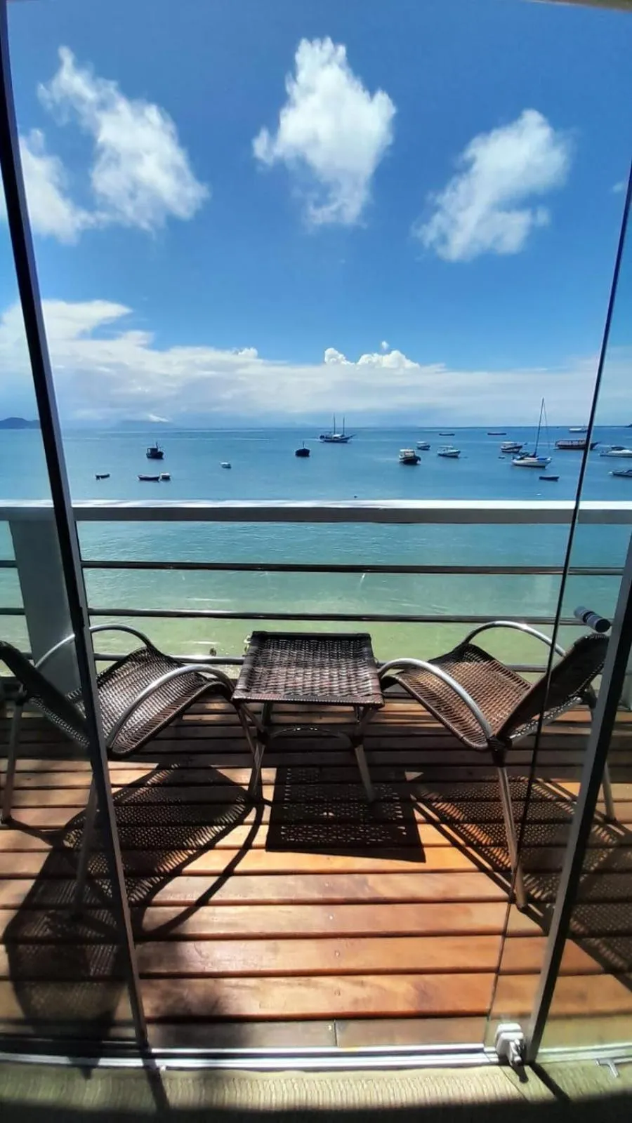Balcony/Terrace in Bamboo Búzios Hostel