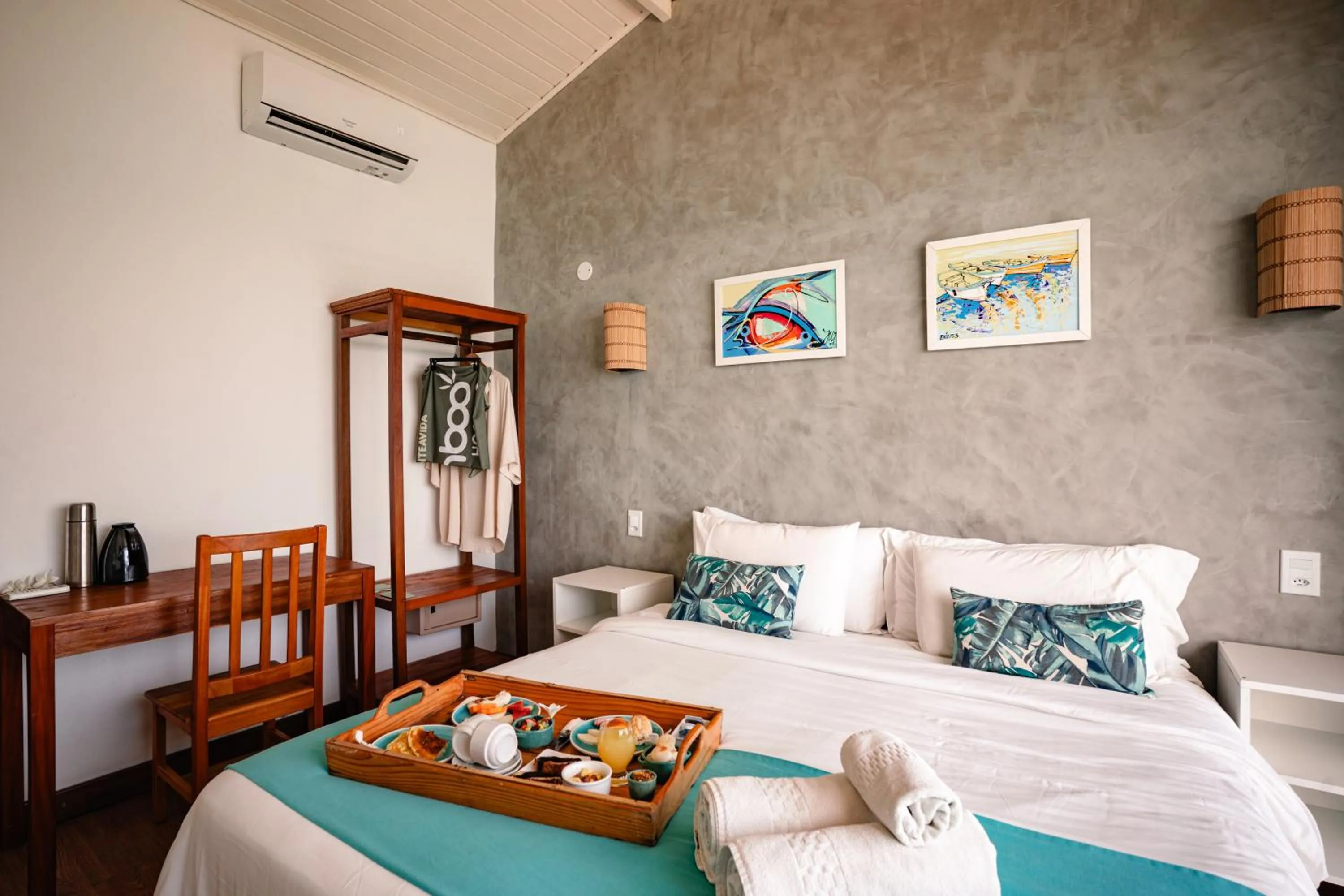 Bed in Bamboo Búzios Hostel