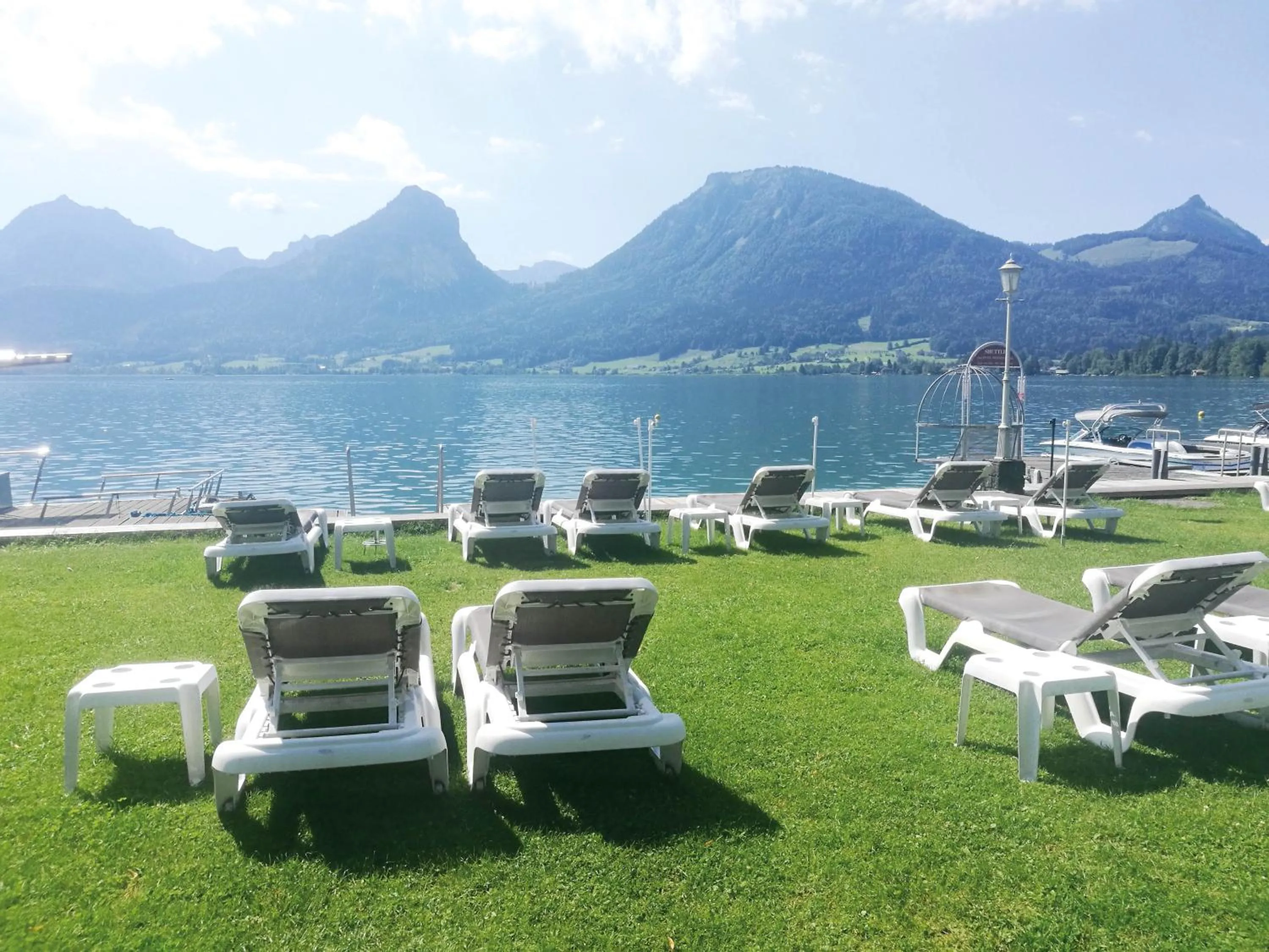 Garden in Romantik Residenz (Ferienwohnungen Hotel Im Weissen Rössl) - Dependance