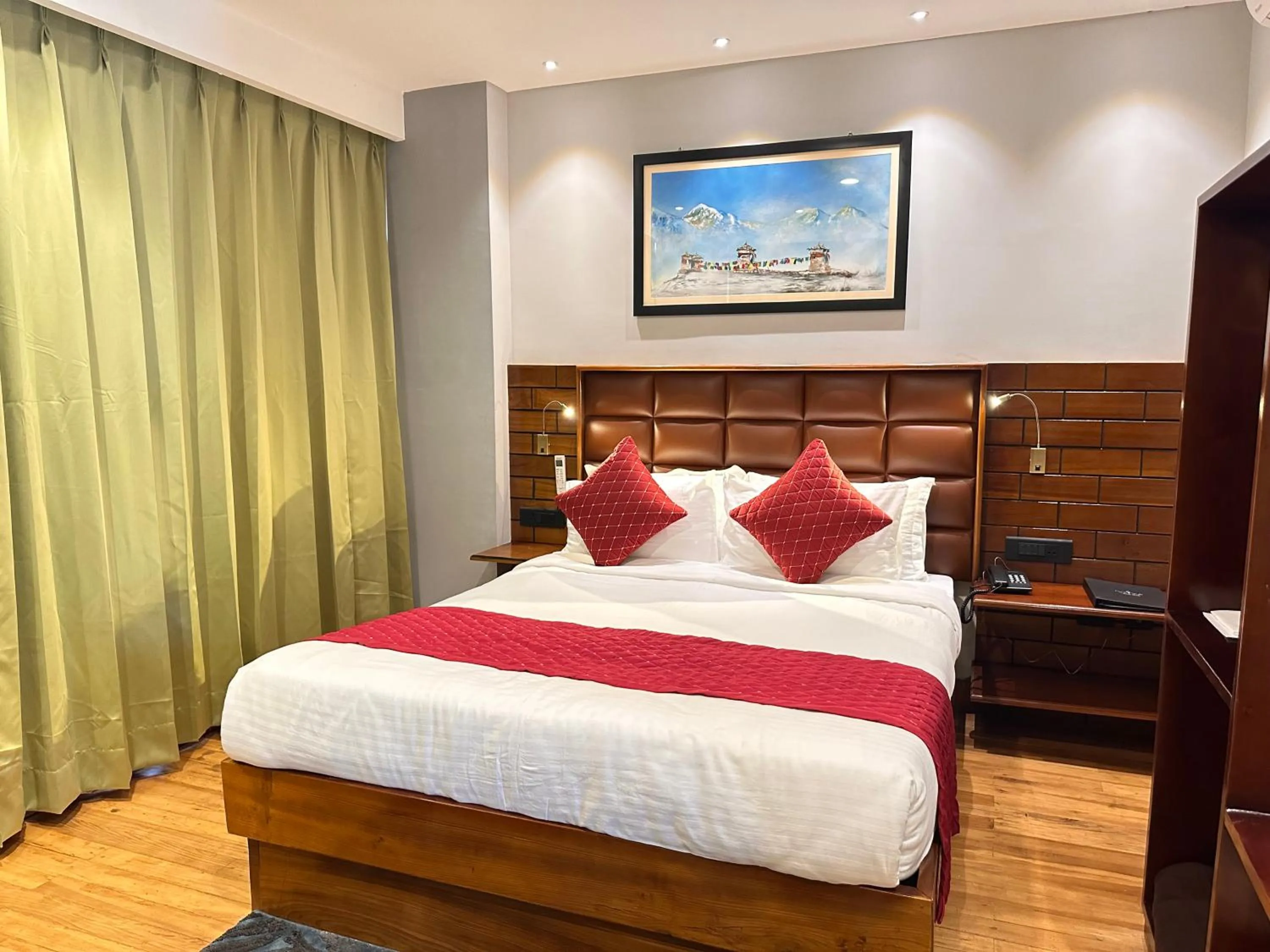 Bed in NUMINOUS HOTEL