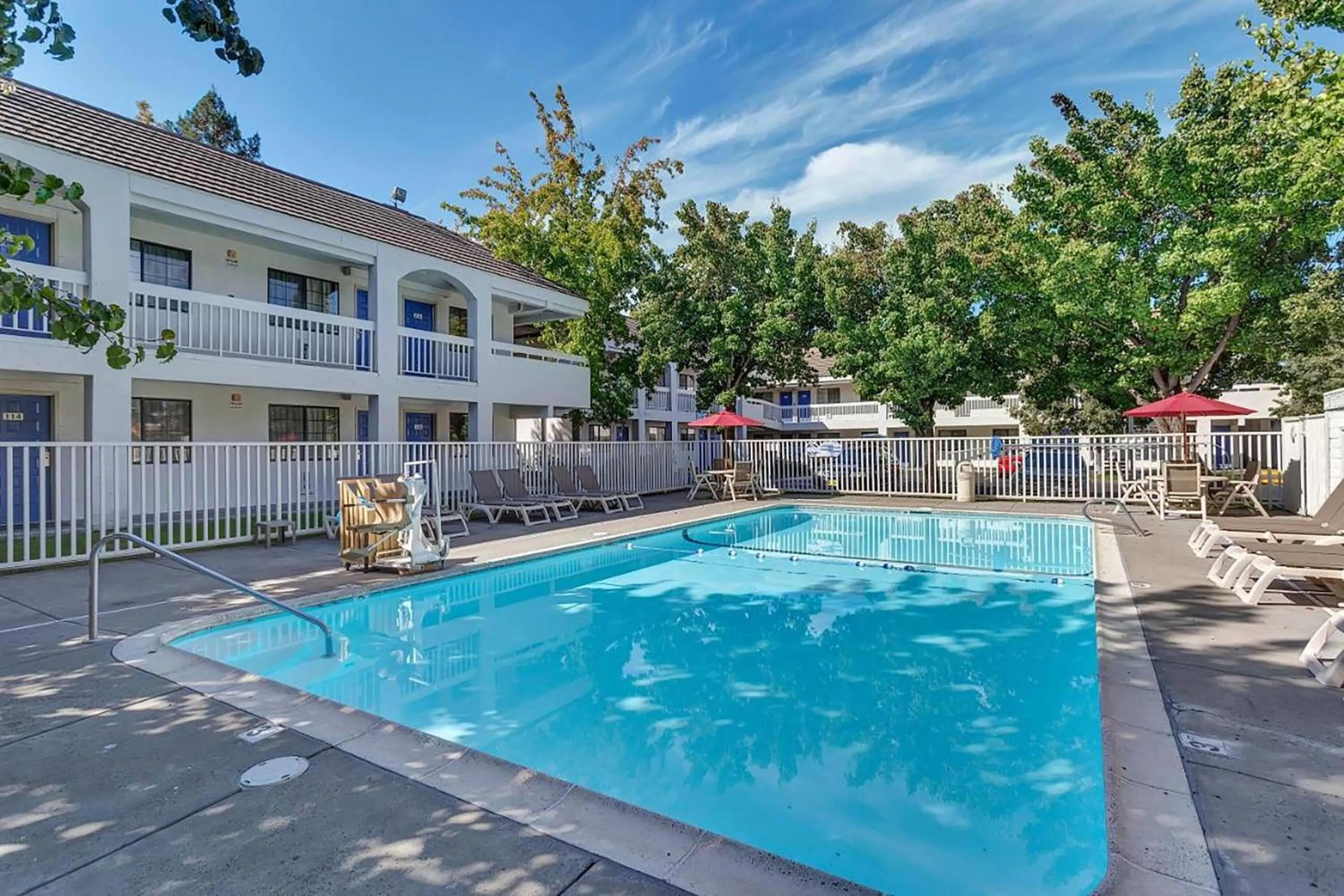 Swimming pool in Super 8 by Wyndham Santa Rosa North