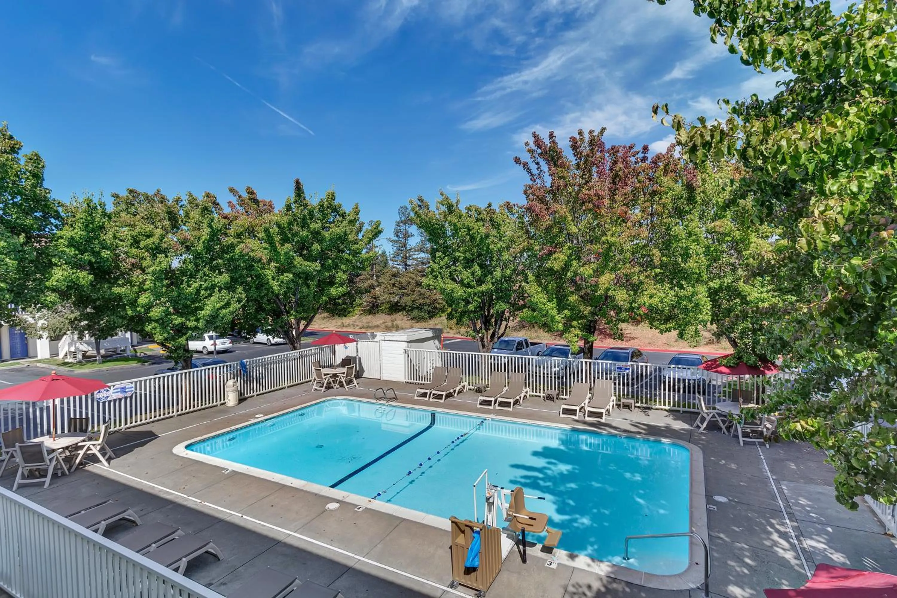 Swimming pool in Super 8 by Wyndham Santa Rosa North