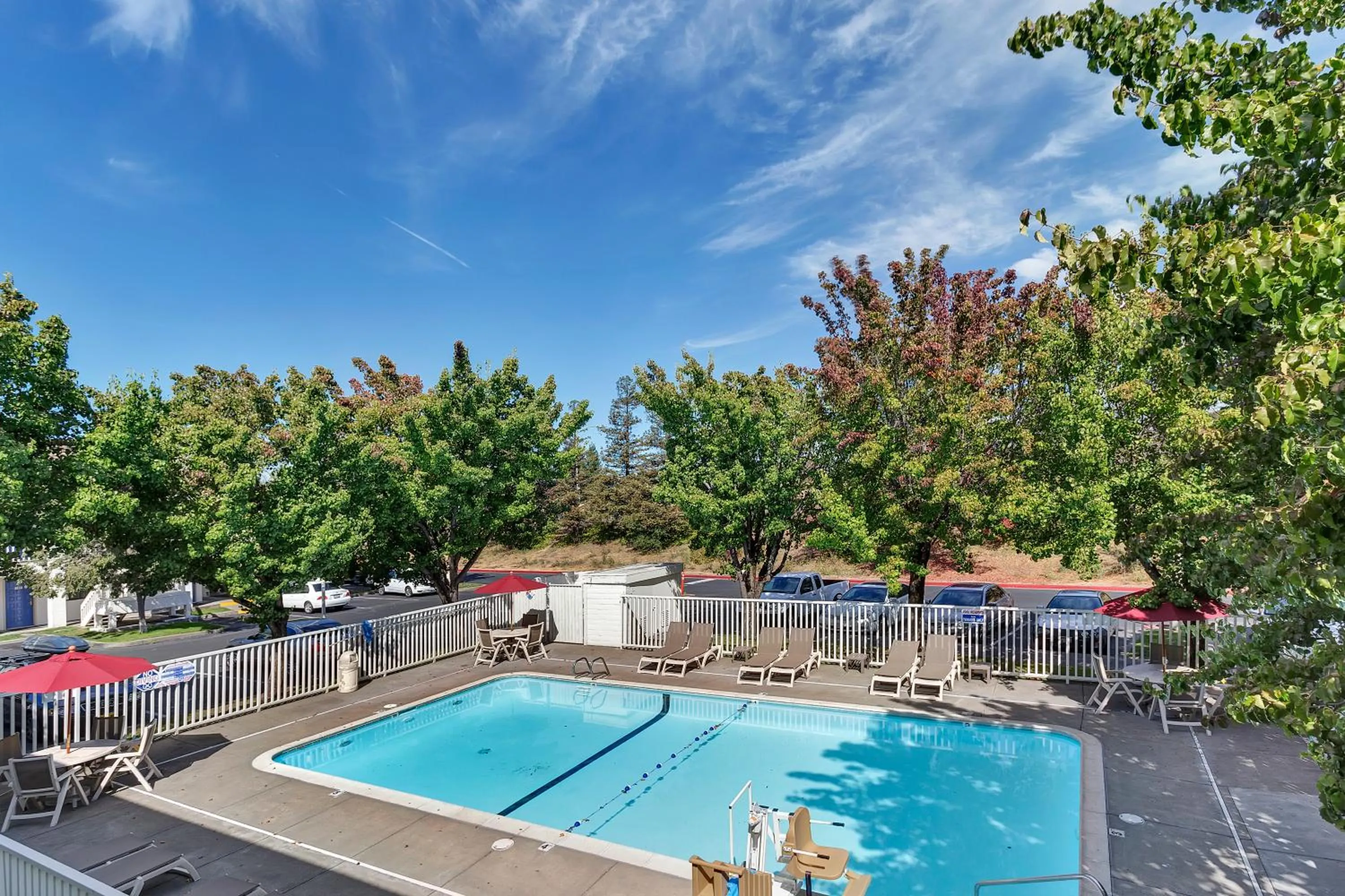 Swimming pool in Super 8 by Wyndham Santa Rosa North