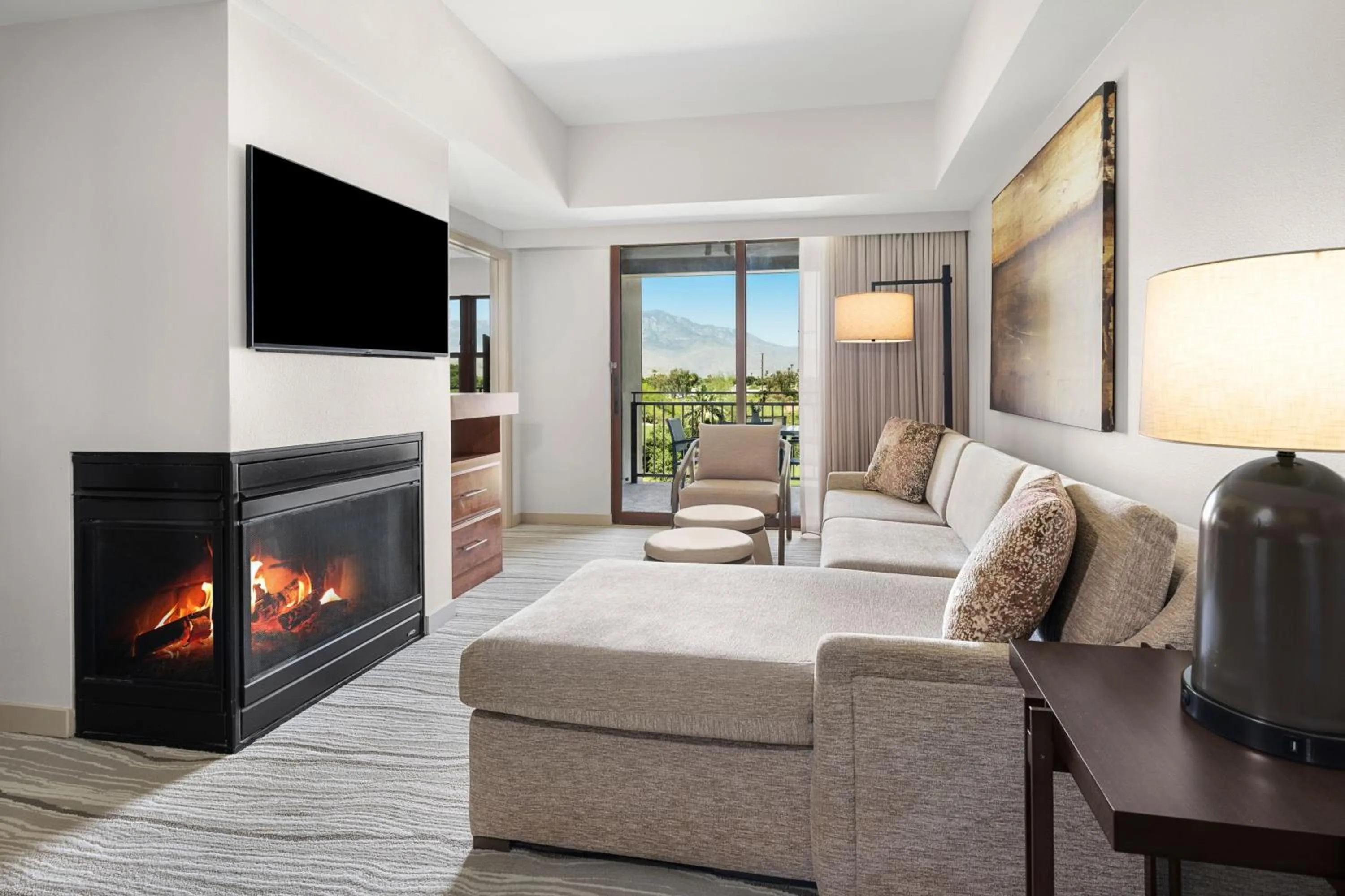 Living room in The Westin Desert Willow Villas, Palm Desert