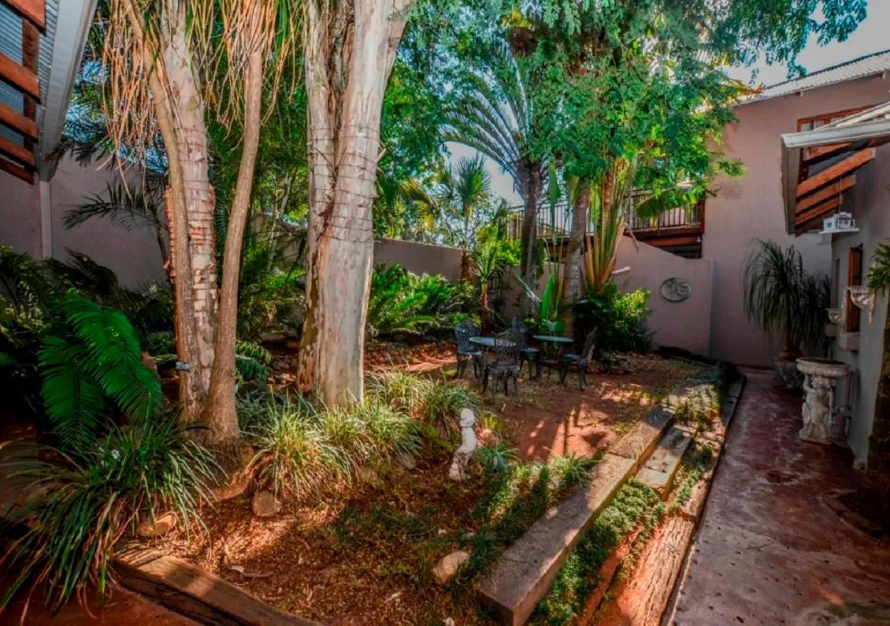Garden view in Lavender House