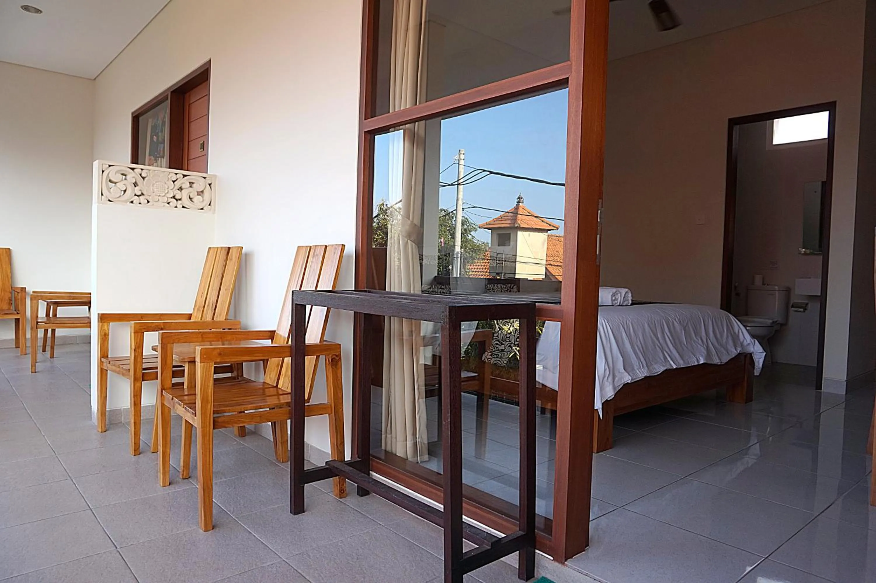 Balcony/Terrace, Bed in Sweet Corner Guest House
