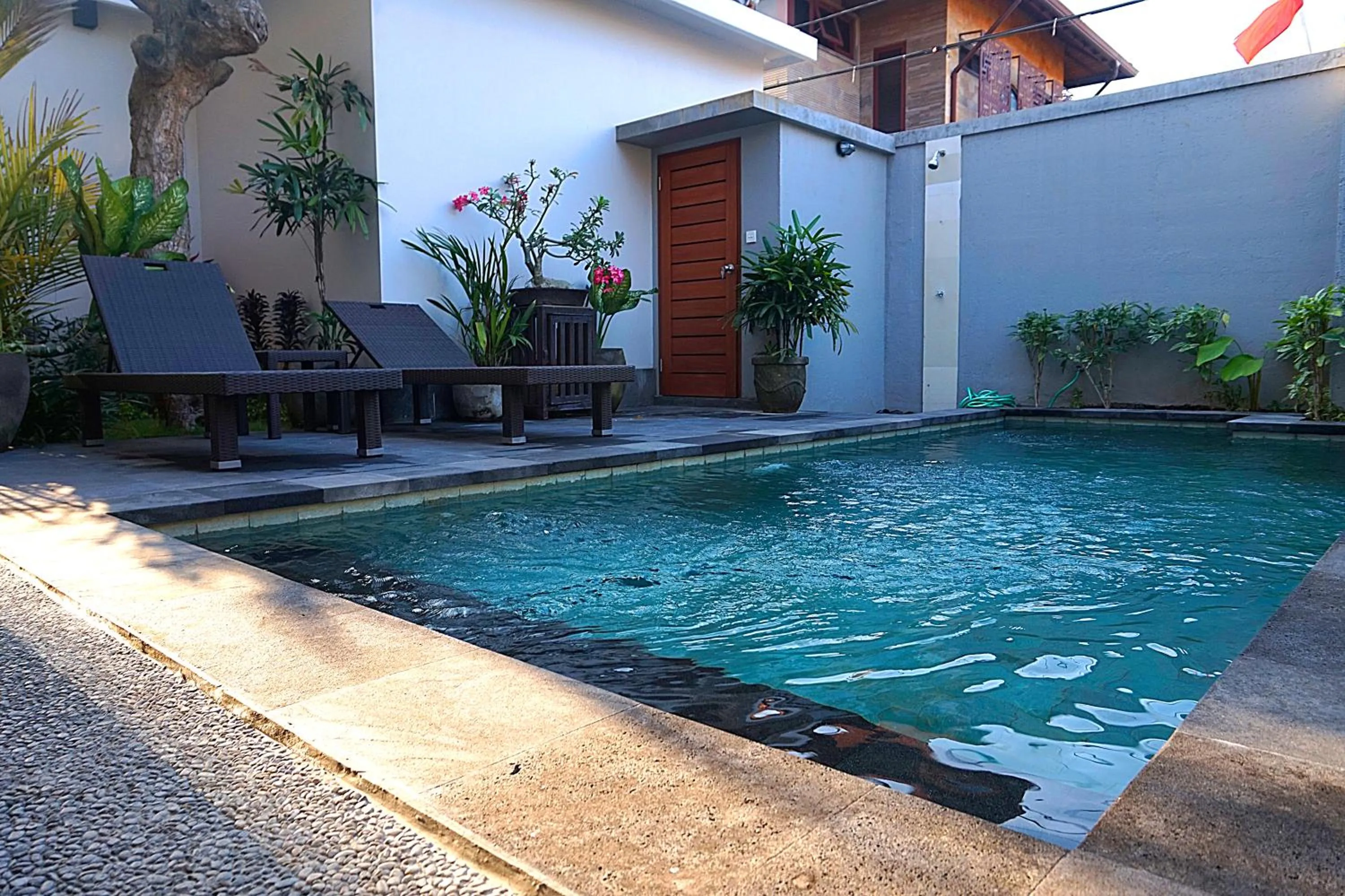 Swimming pool in Sweet Corner Guest House