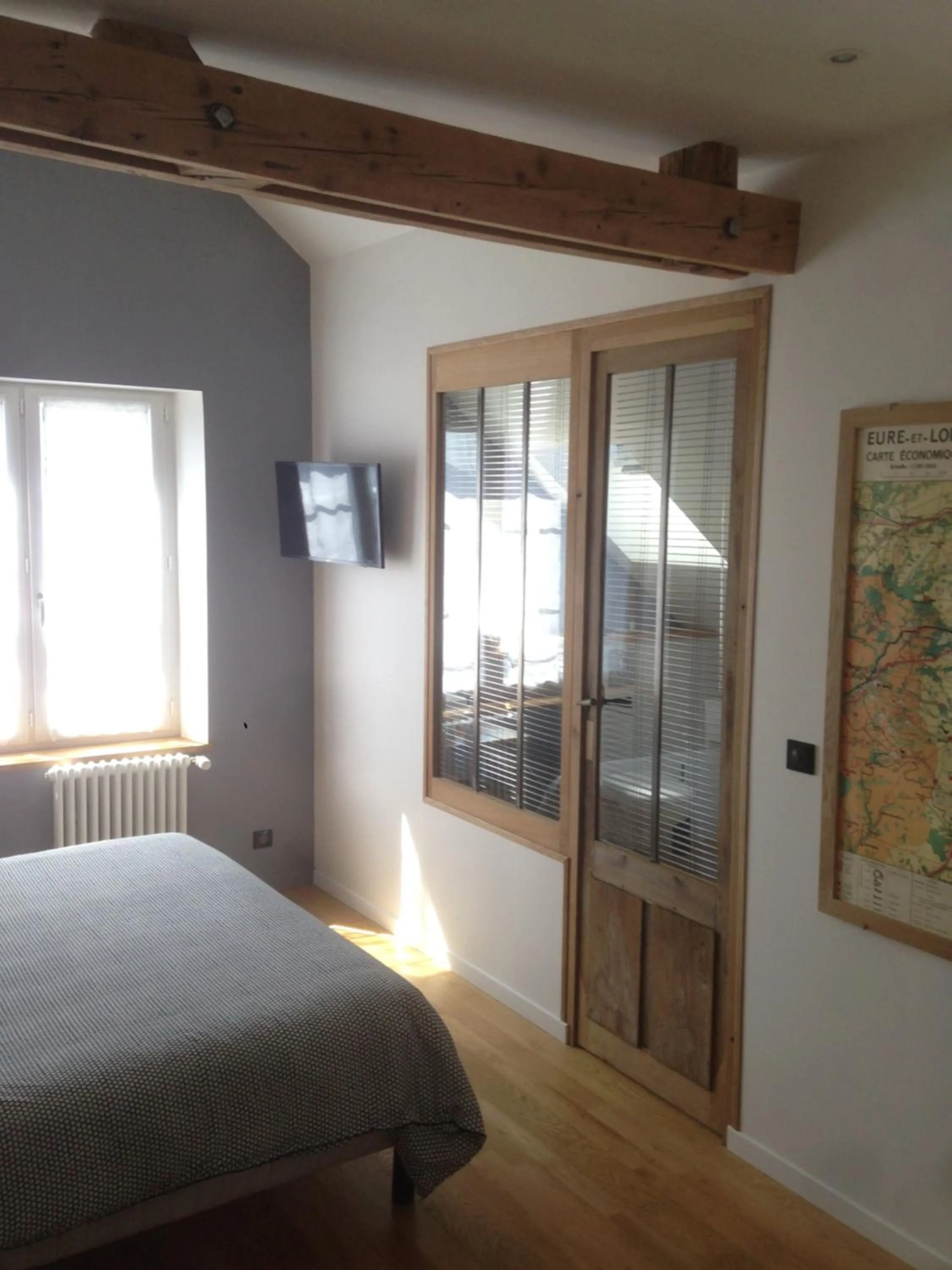 Bed in Chambres d'hôtes Saint Jean