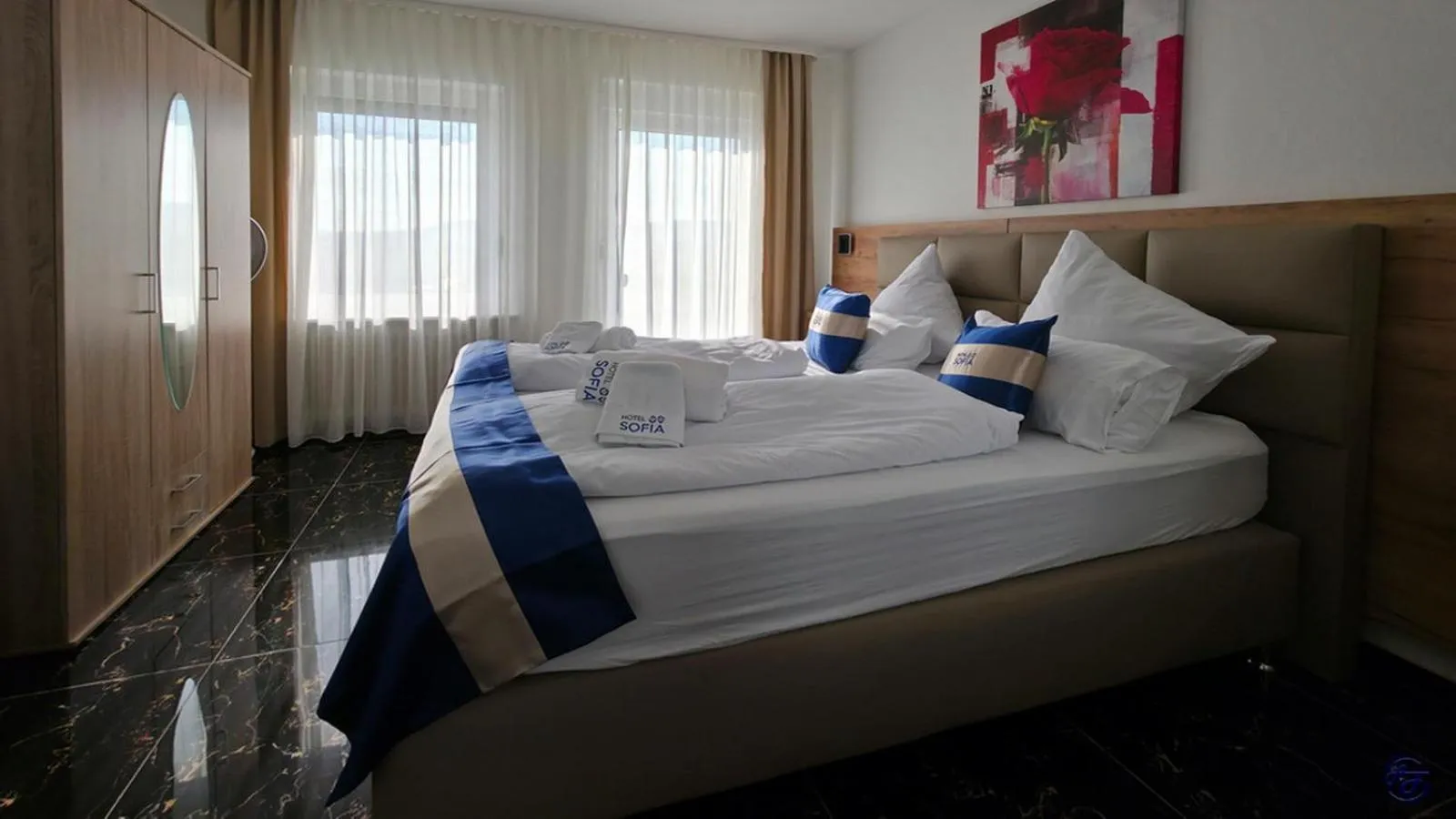 Bedroom, Bed in Hotel Sofia