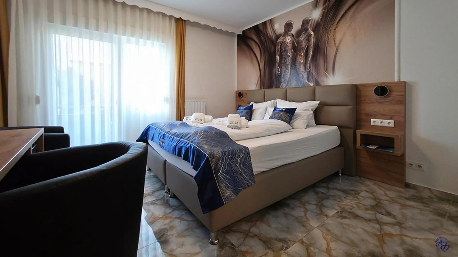 Bedroom, Bed in Hotel Sofia