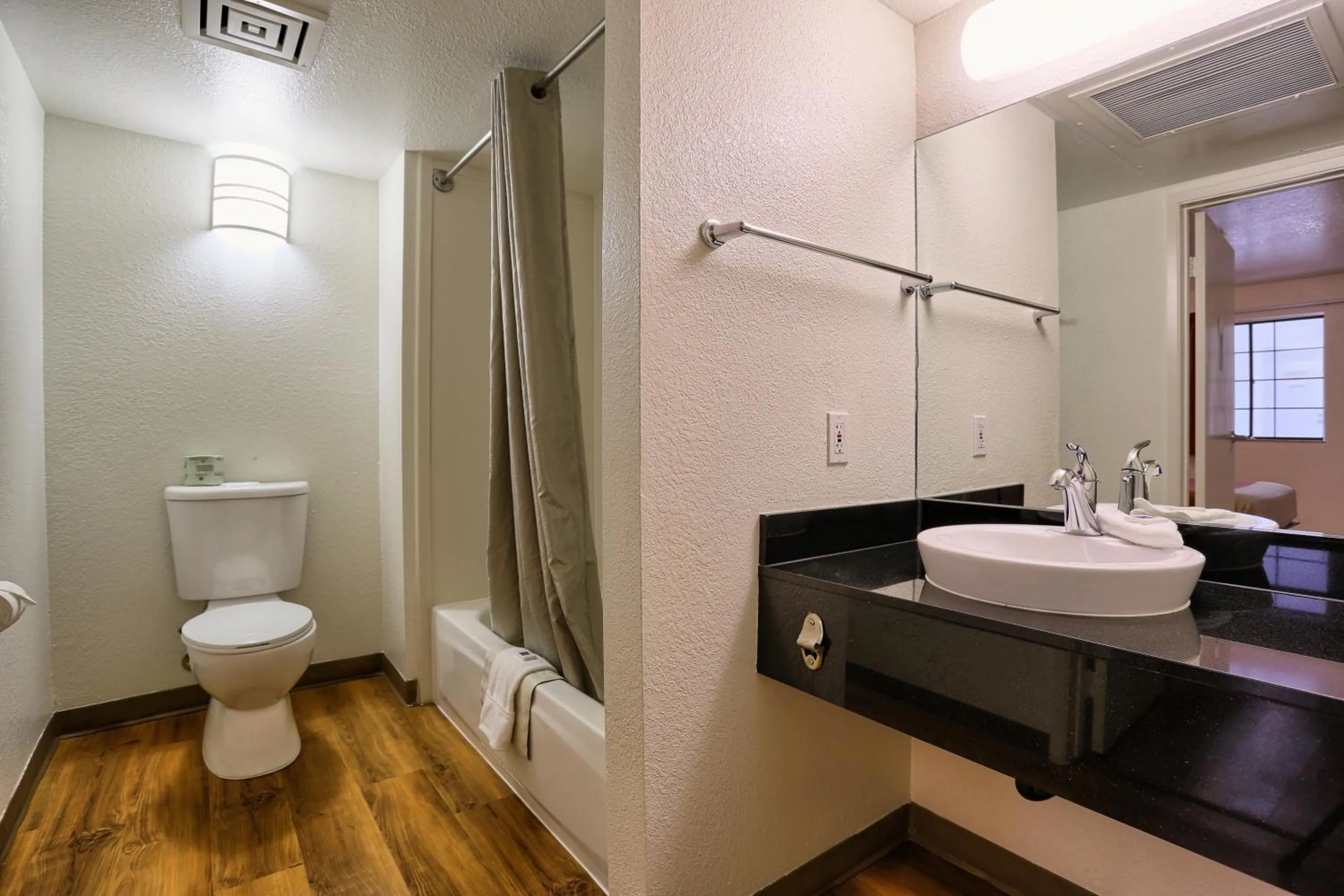 Bathroom in Motel 6-Petaluma, CA