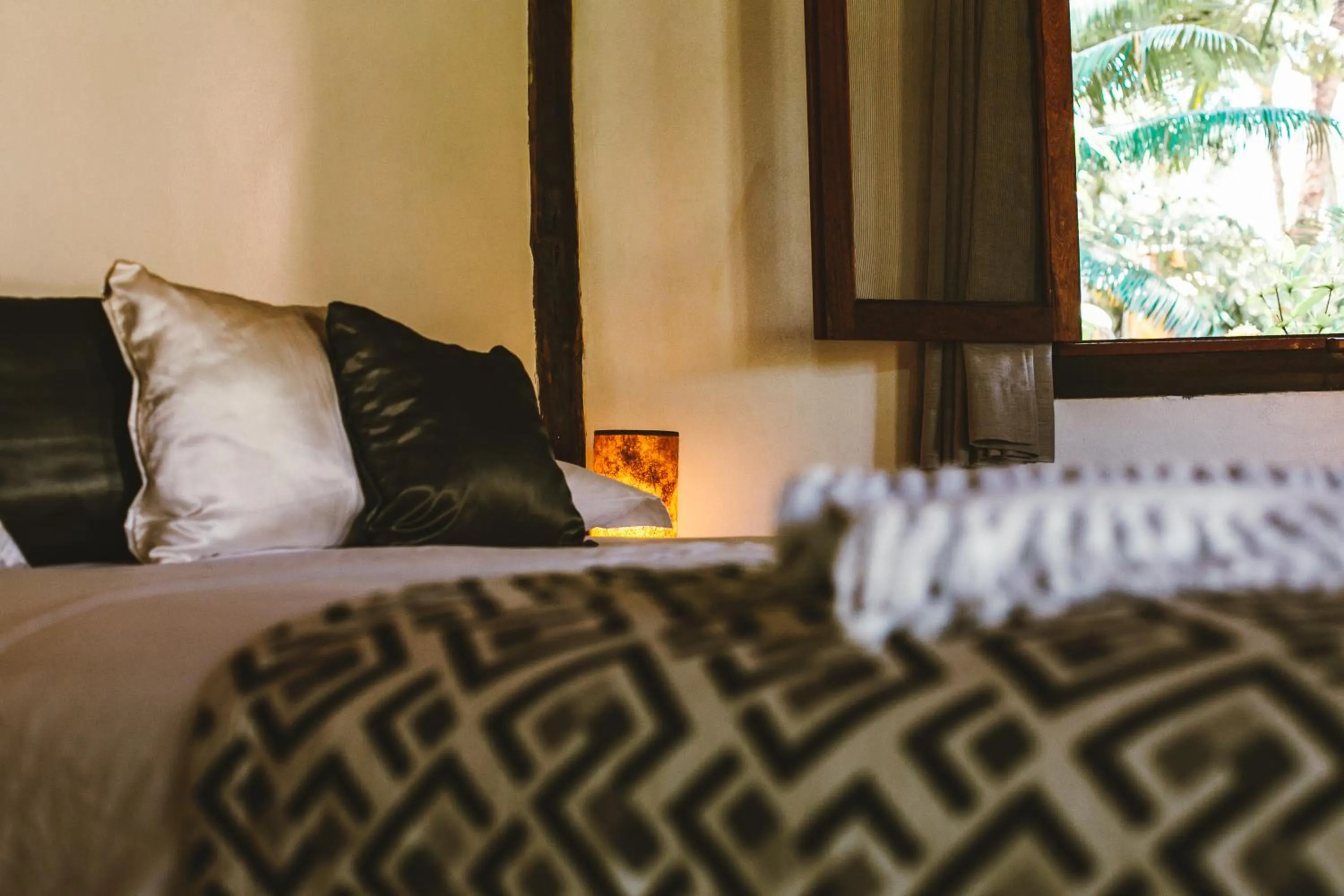 Bed in Canto d Alvorada Hotel Pousada