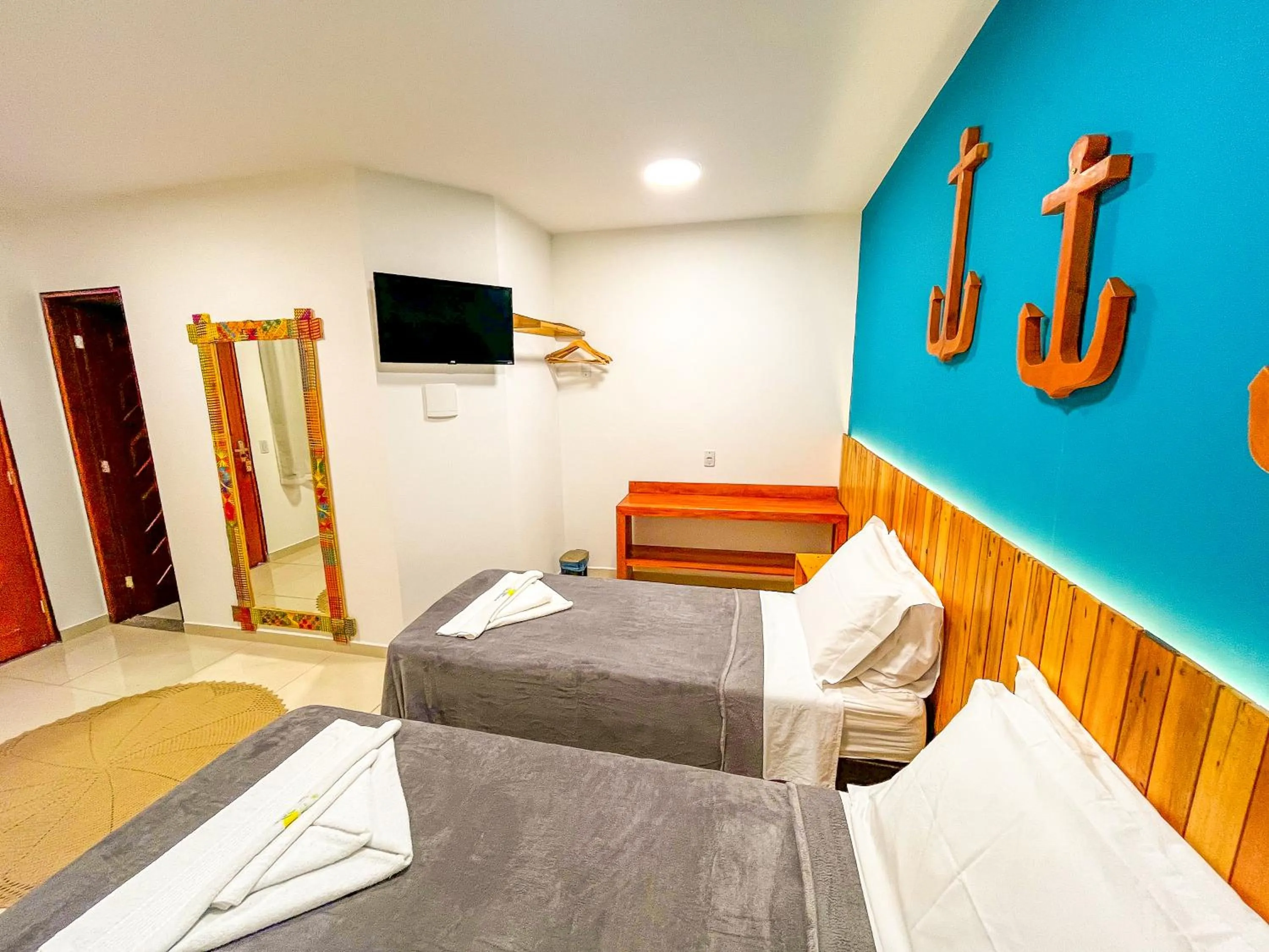 Bed in Pousada Villa Marceneiro Beach