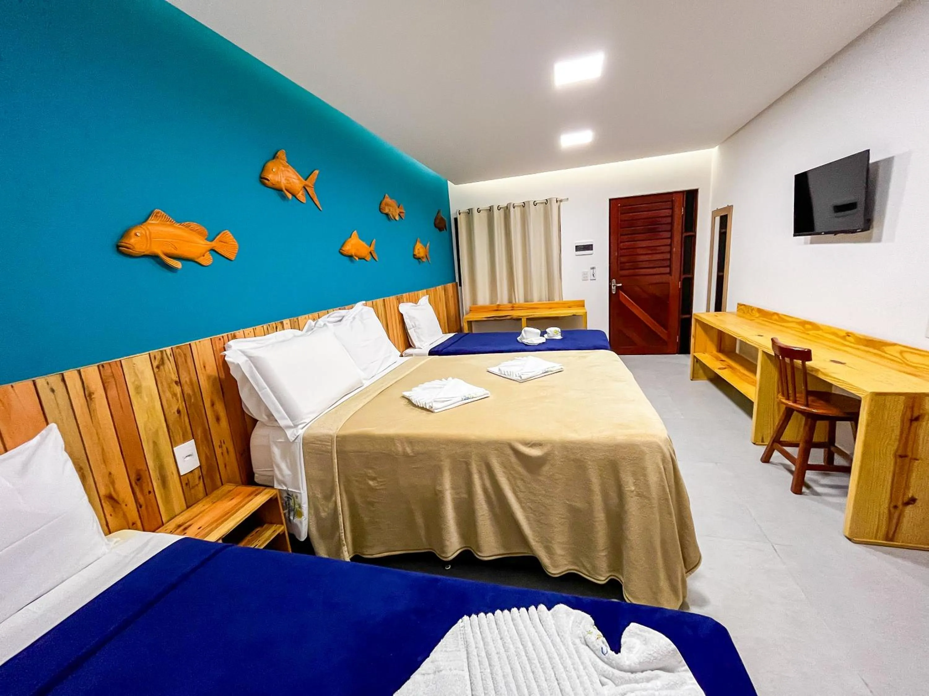 Bed in Pousada Villa Marceneiro Beach