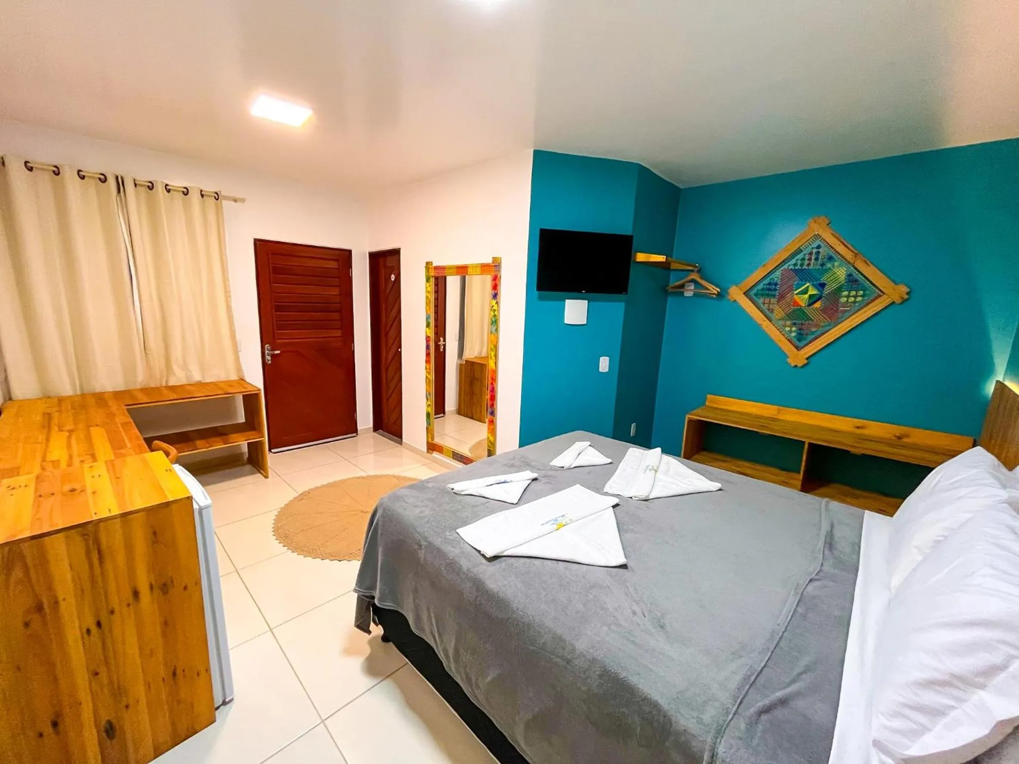 Photo of the whole room, Bed in Pousada Villa Marceneiro Beach