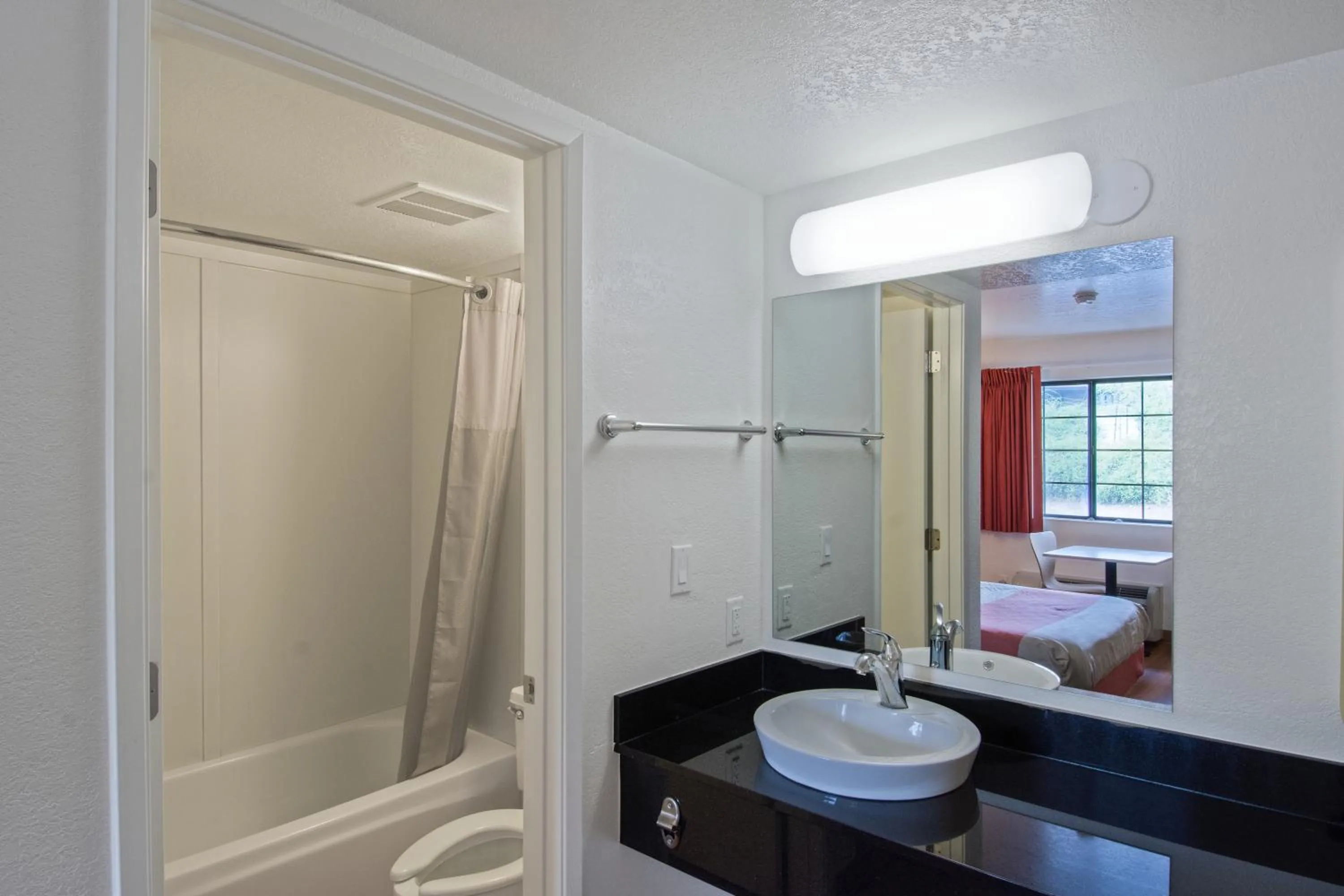 Bathroom in Motel 6-Redding, CA - South