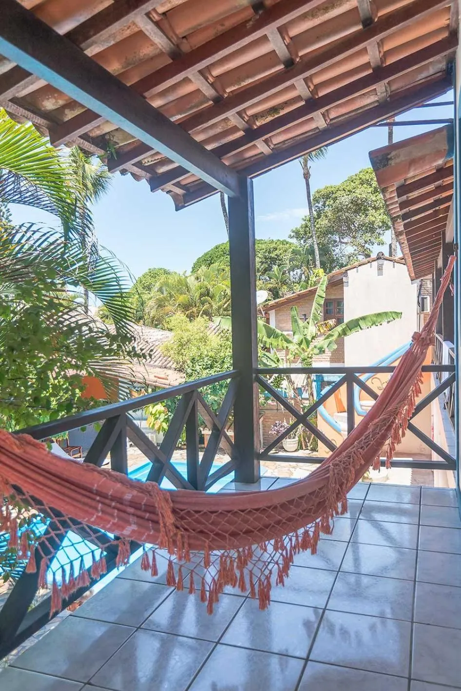 Balcony/Terrace in Pousada Bemvirá