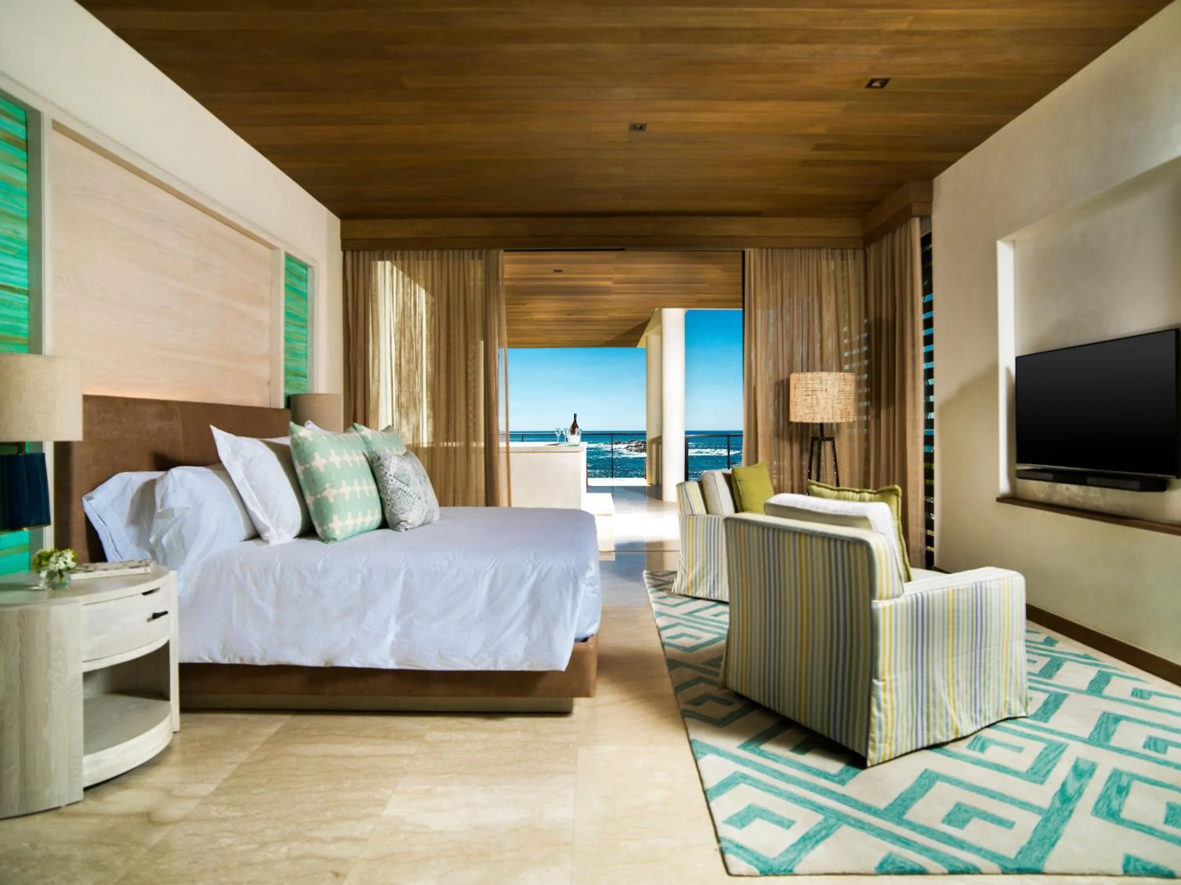 Bed in Chileno Bay Resort & Residences, Auberge Collection