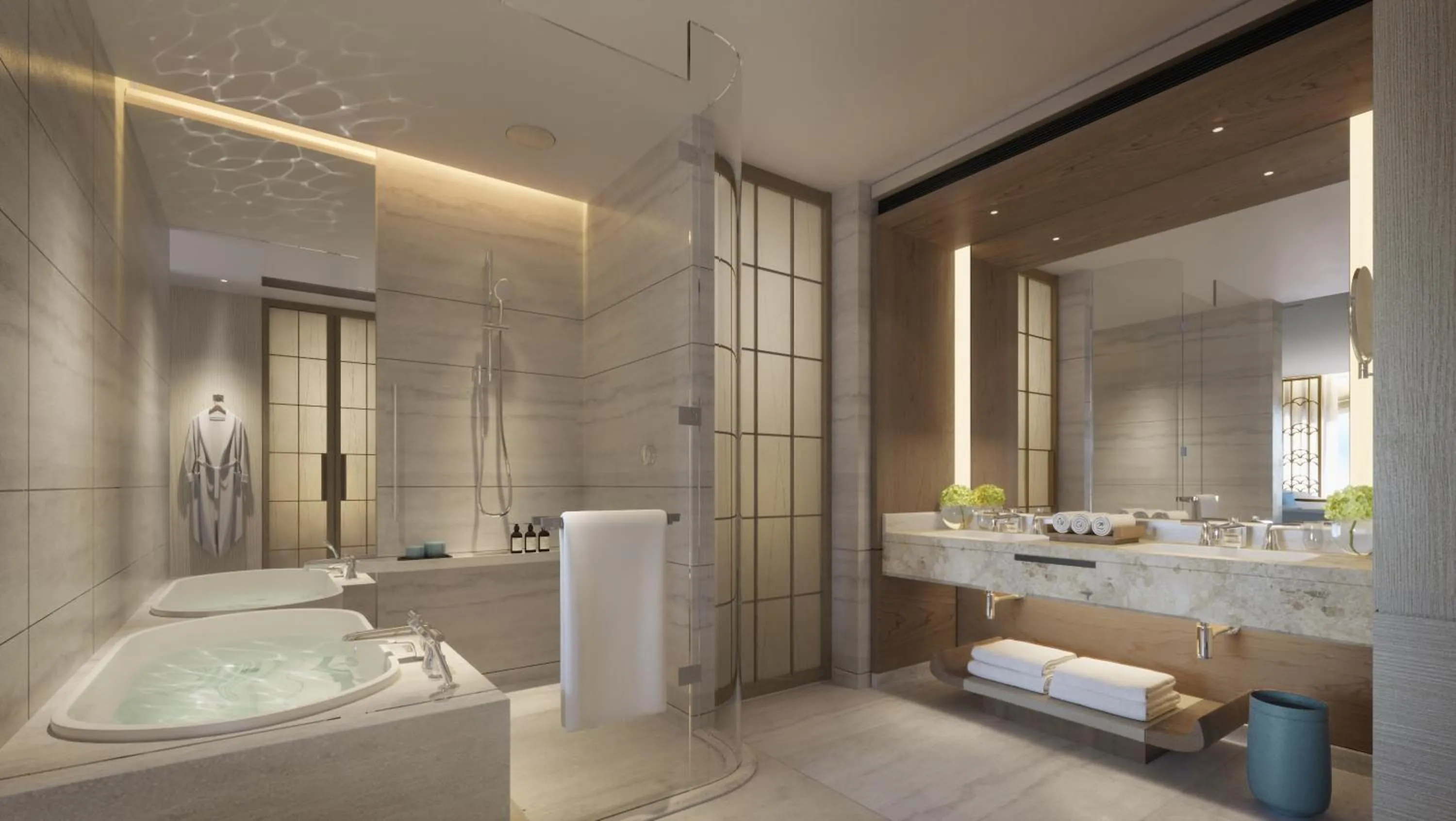 Bathroom in Four Seasons Hotel Tokyo at Marunouchi