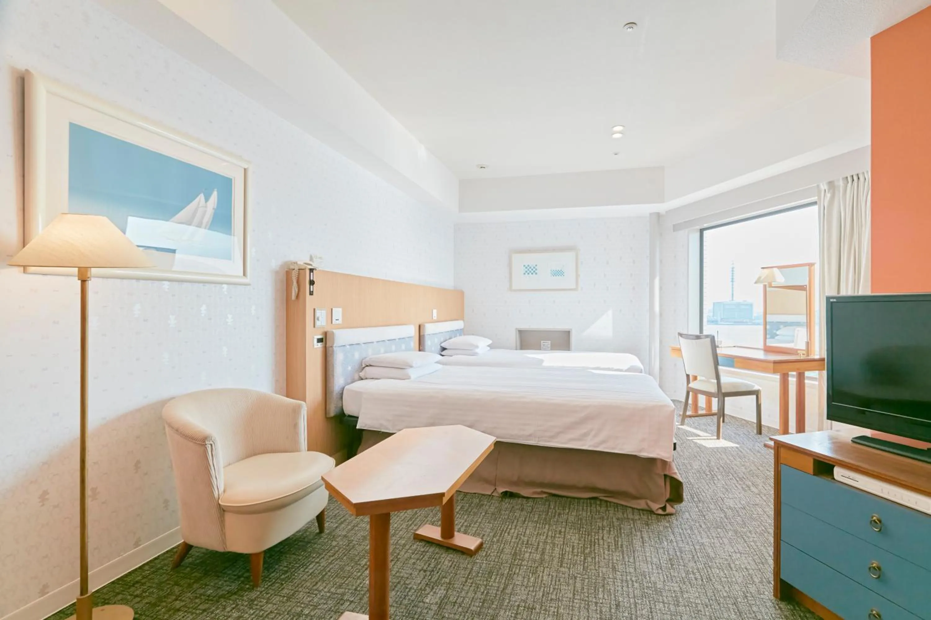 Bed in Hotel Seagull Tenpozan Osaka