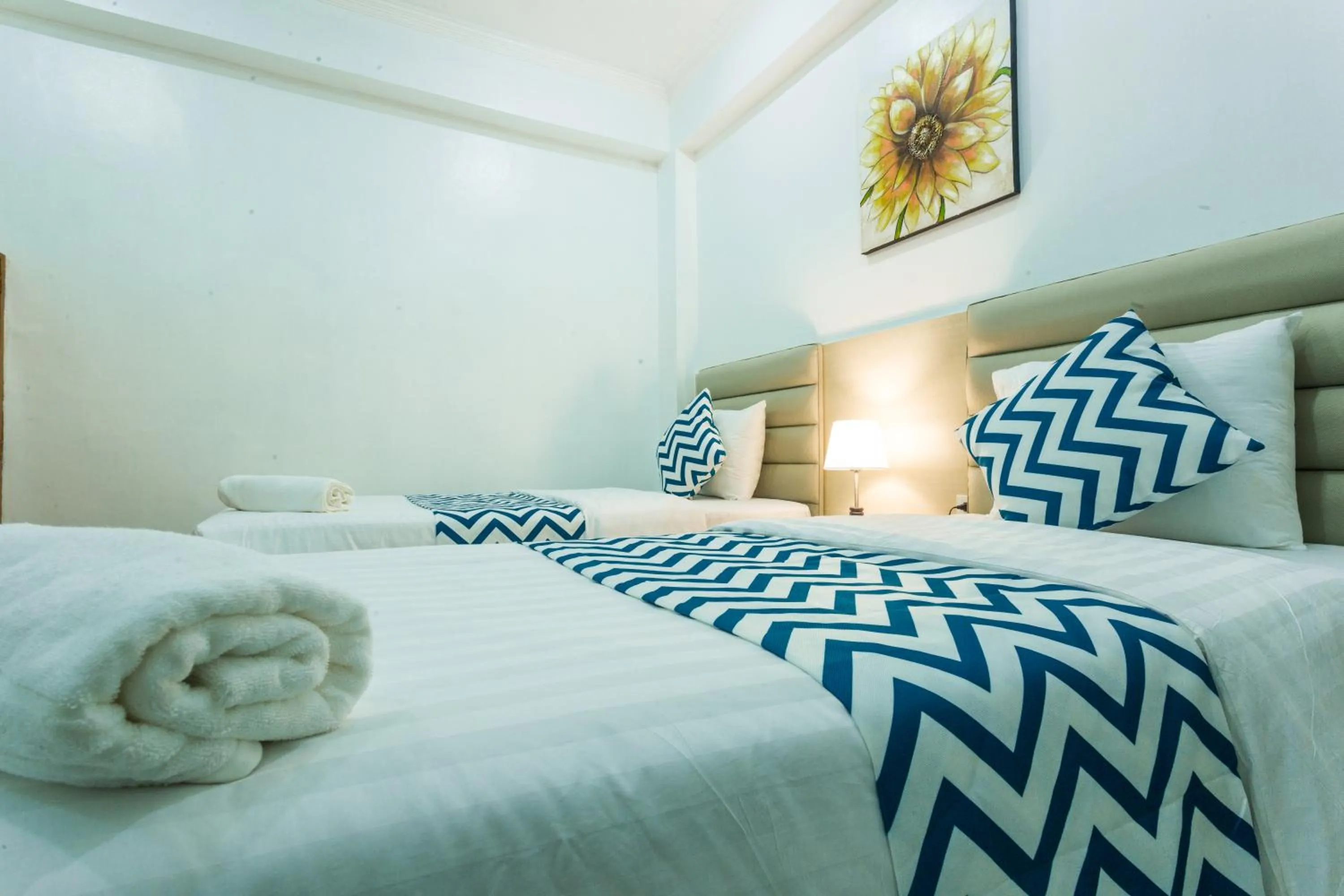 Bedroom, Bed in Grand Blue Beach Hotel