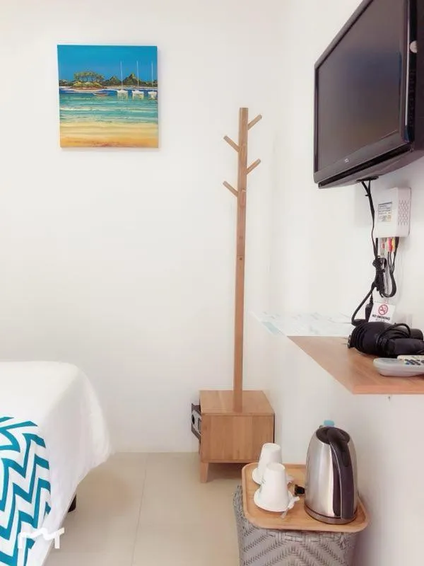 Bed in Grand Blue Beach Hotel