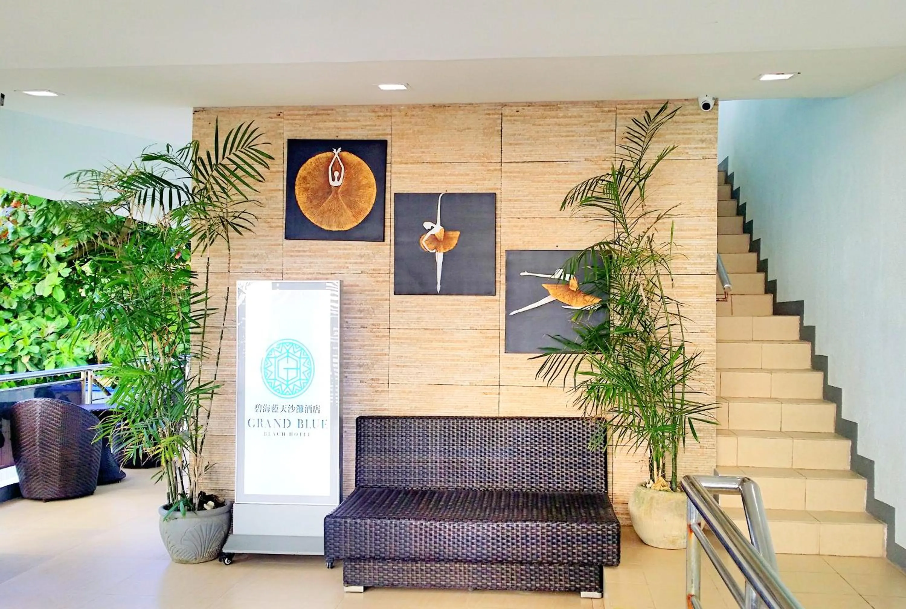 On site in Grand Blue Beach Hotel