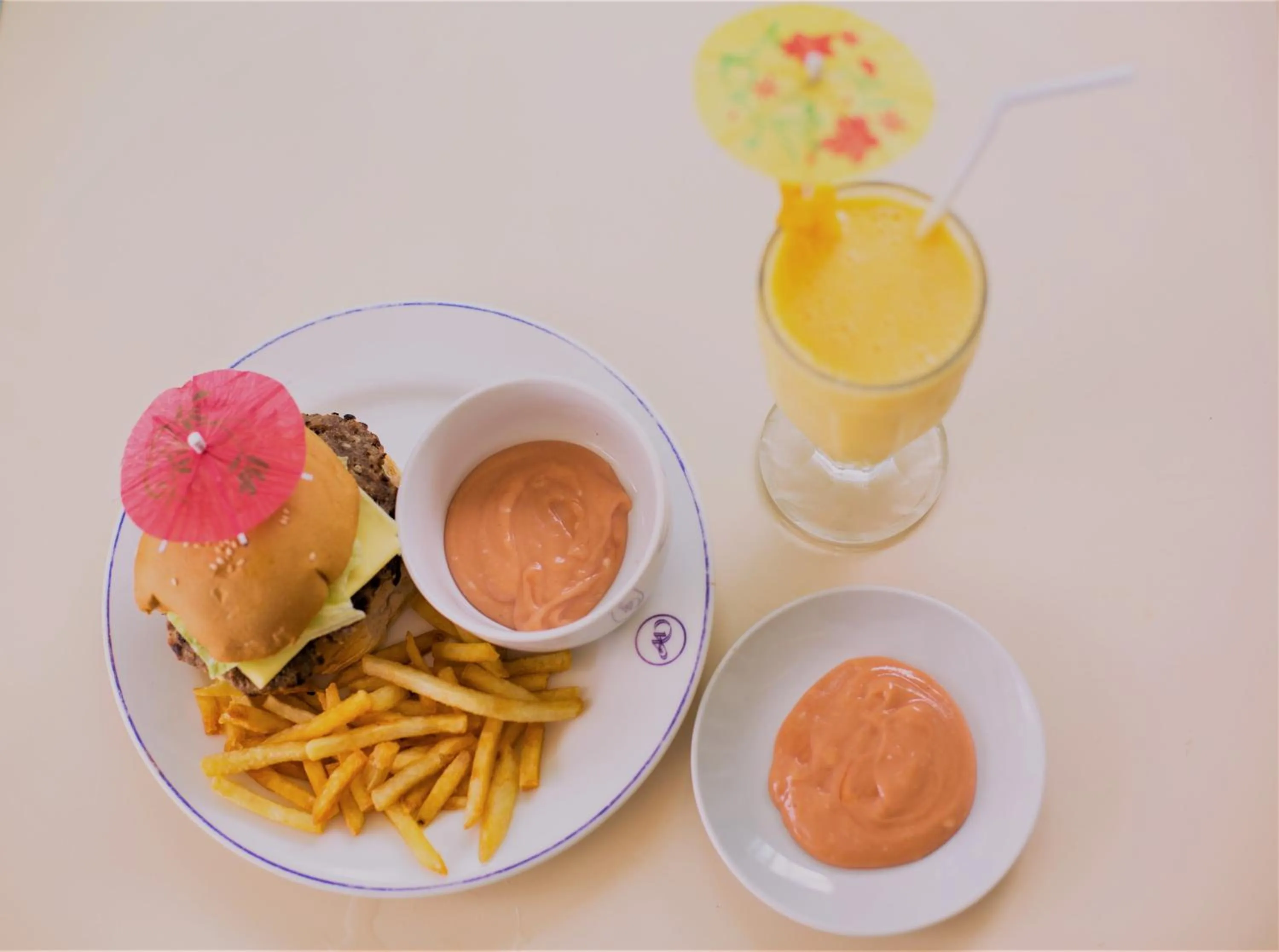 Food in Grand Blue Beach Hotel