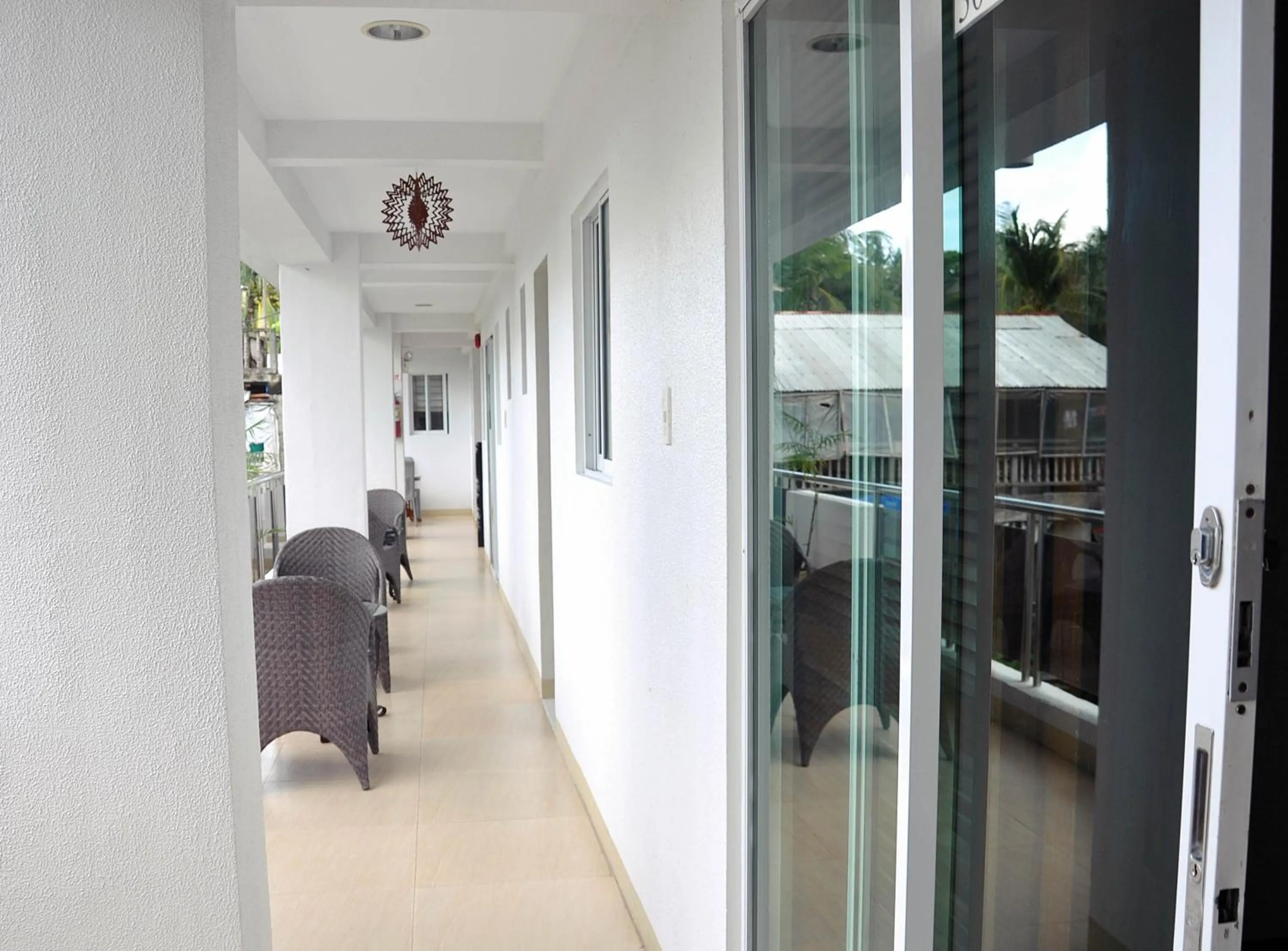 Balcony/Terrace in Grand Blue Beach Hotel