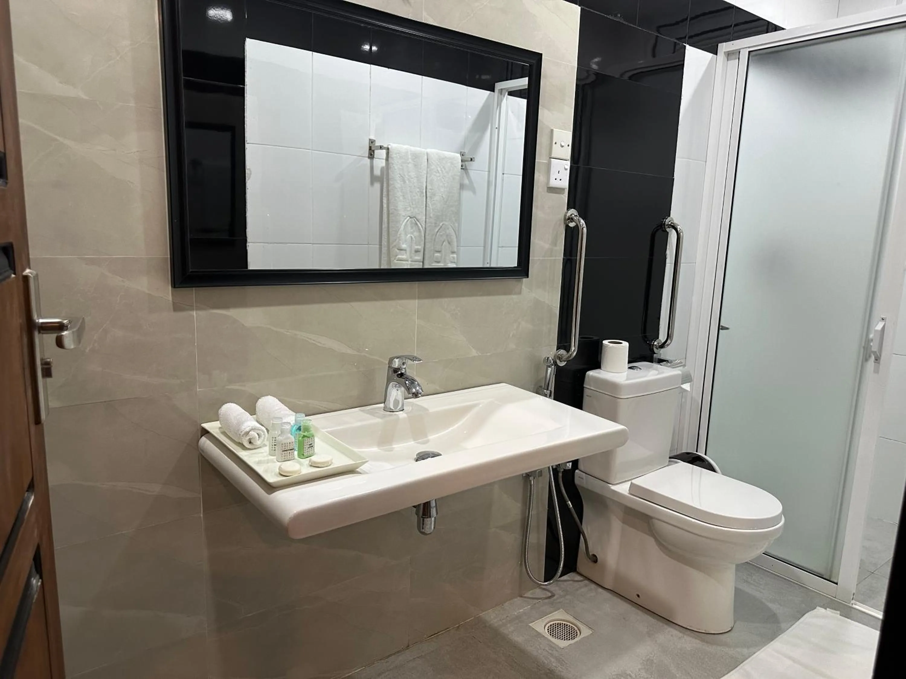 Shower in Elegant Hotel