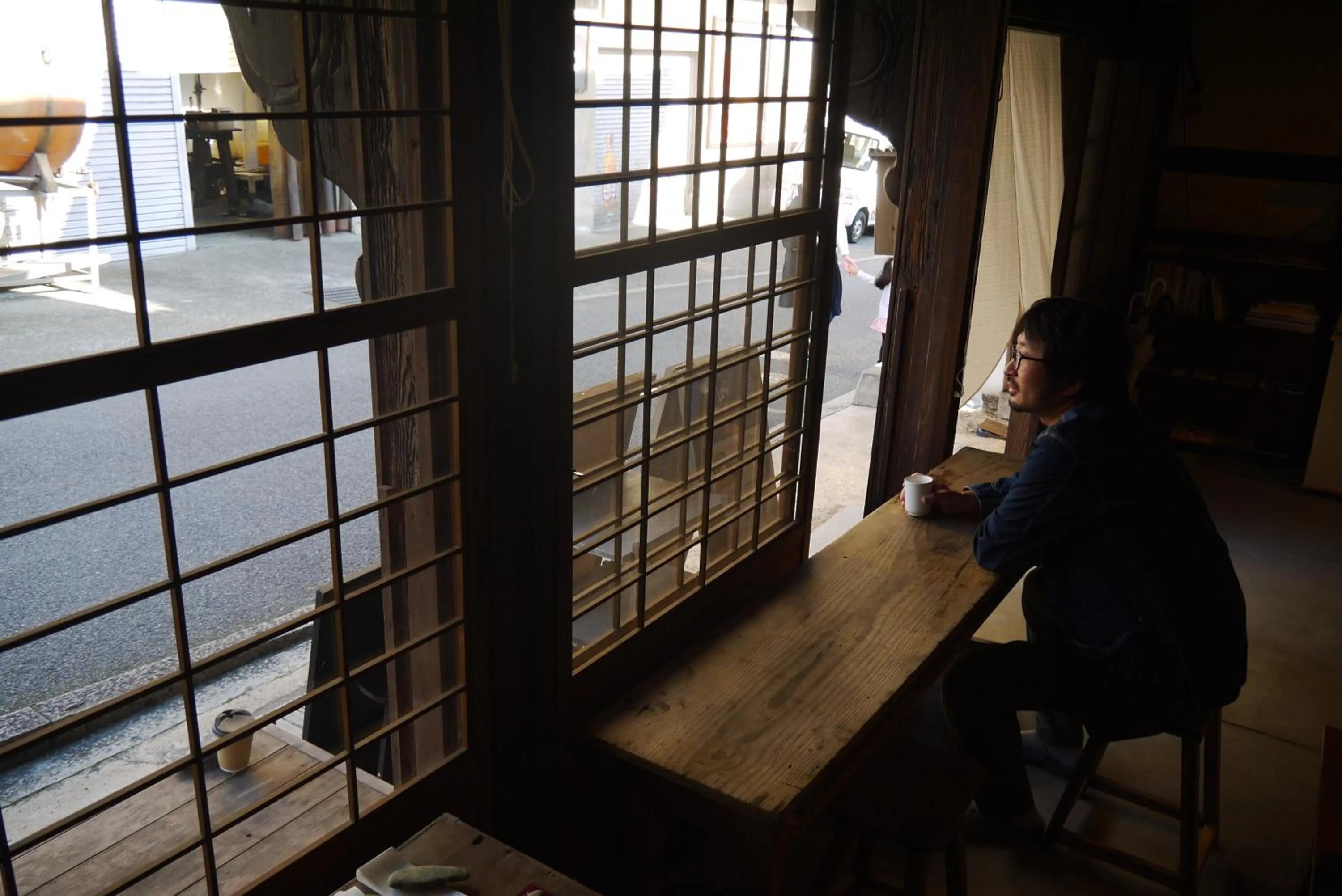 Lounge or bar in Hostel & Tatami Bar Uchikobare -内子晴れ-