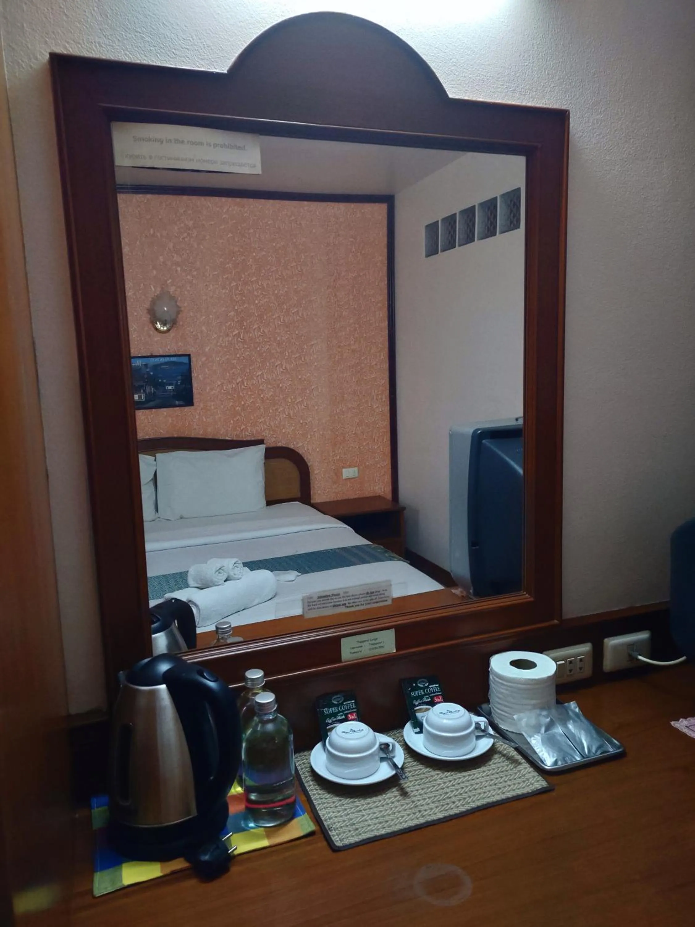 Bed in Thepparat Lodge Krabi