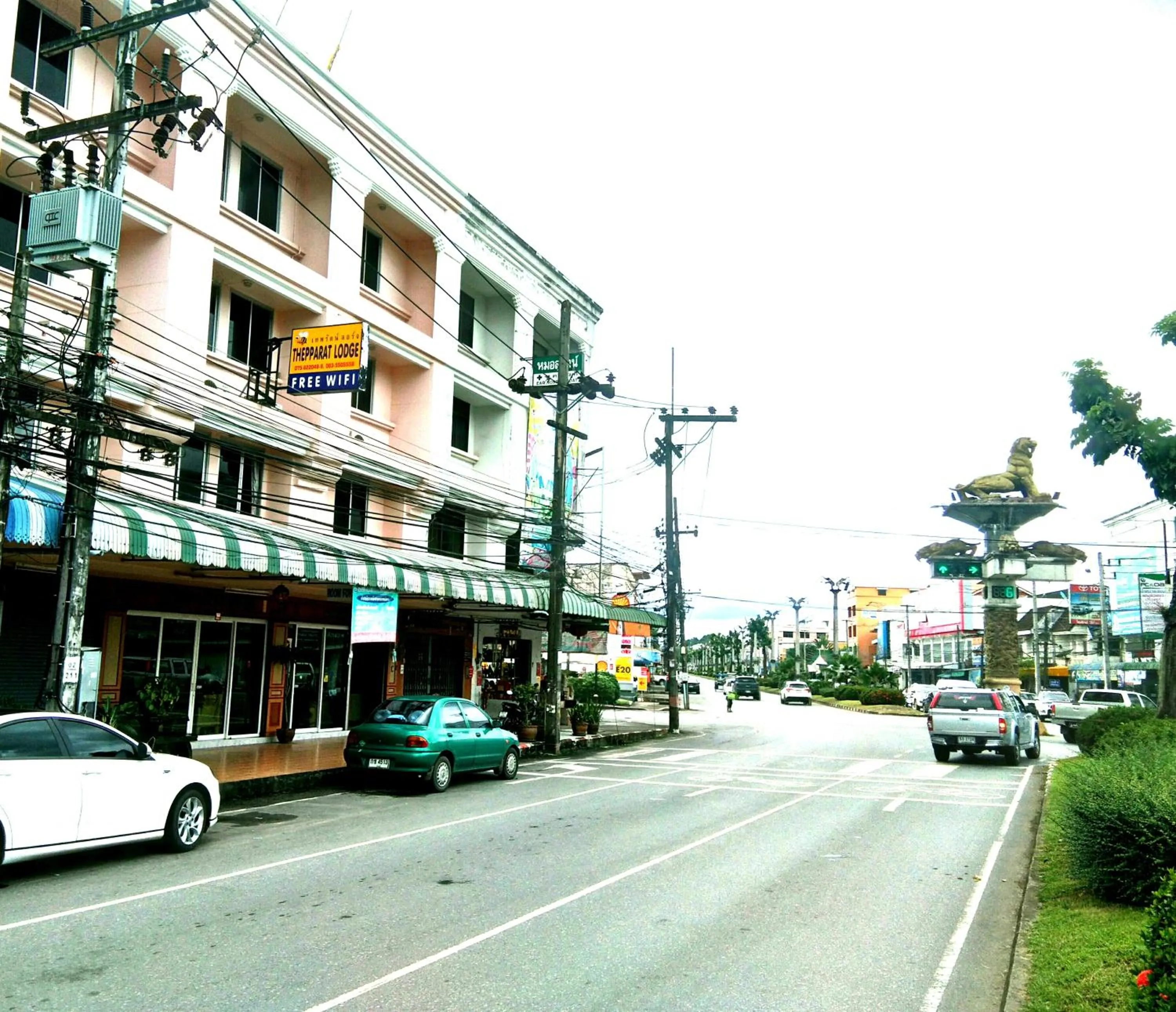 Street view in Thepparat Lodge Krabi