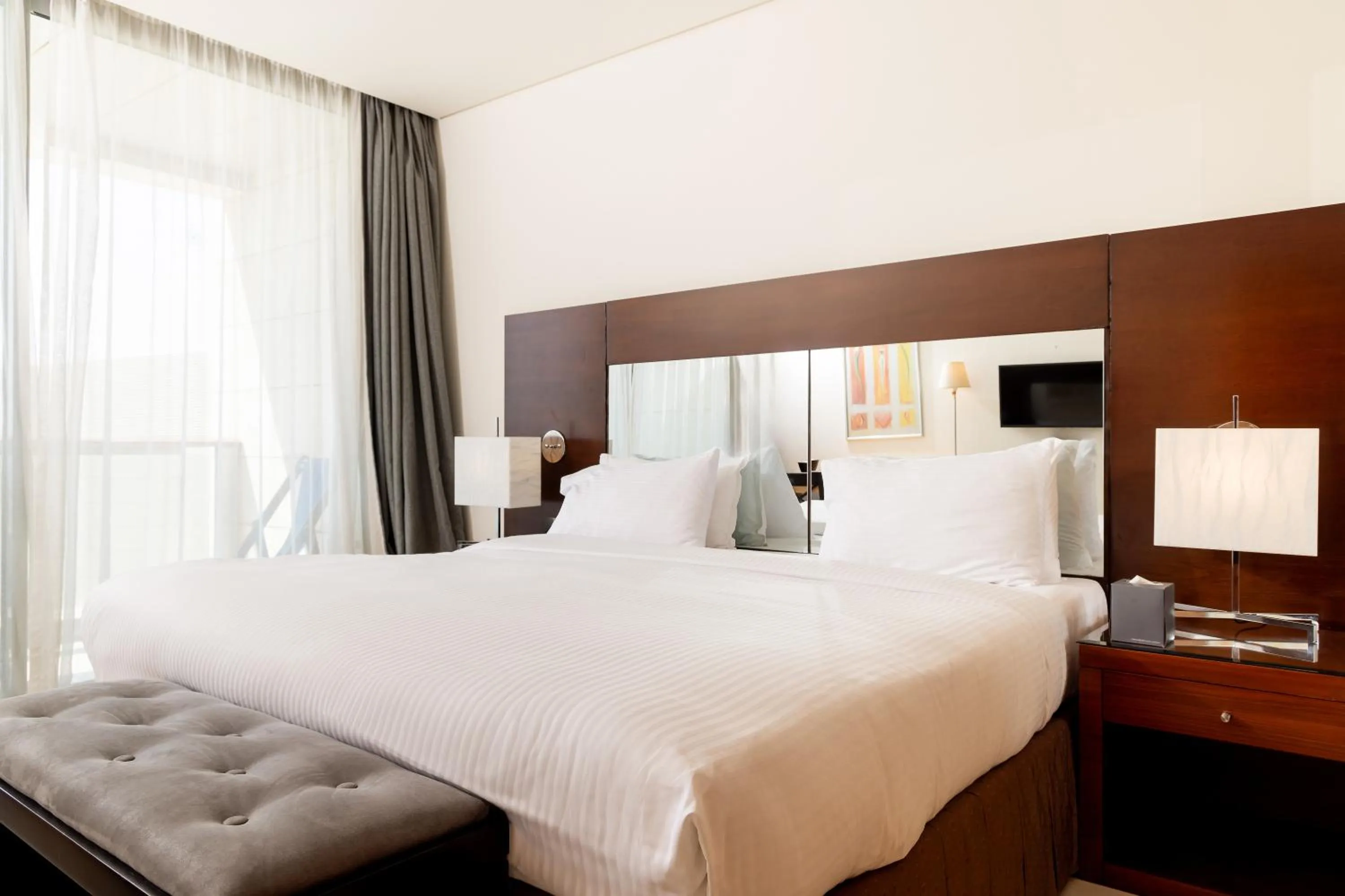 Bed in Coral Beach Hotel And Resort Beirut