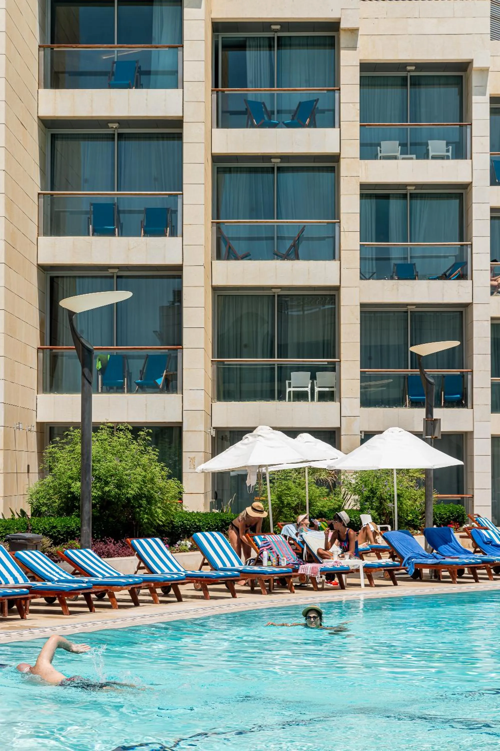 Pool view in Coral Beach Hotel And Resort Beirut