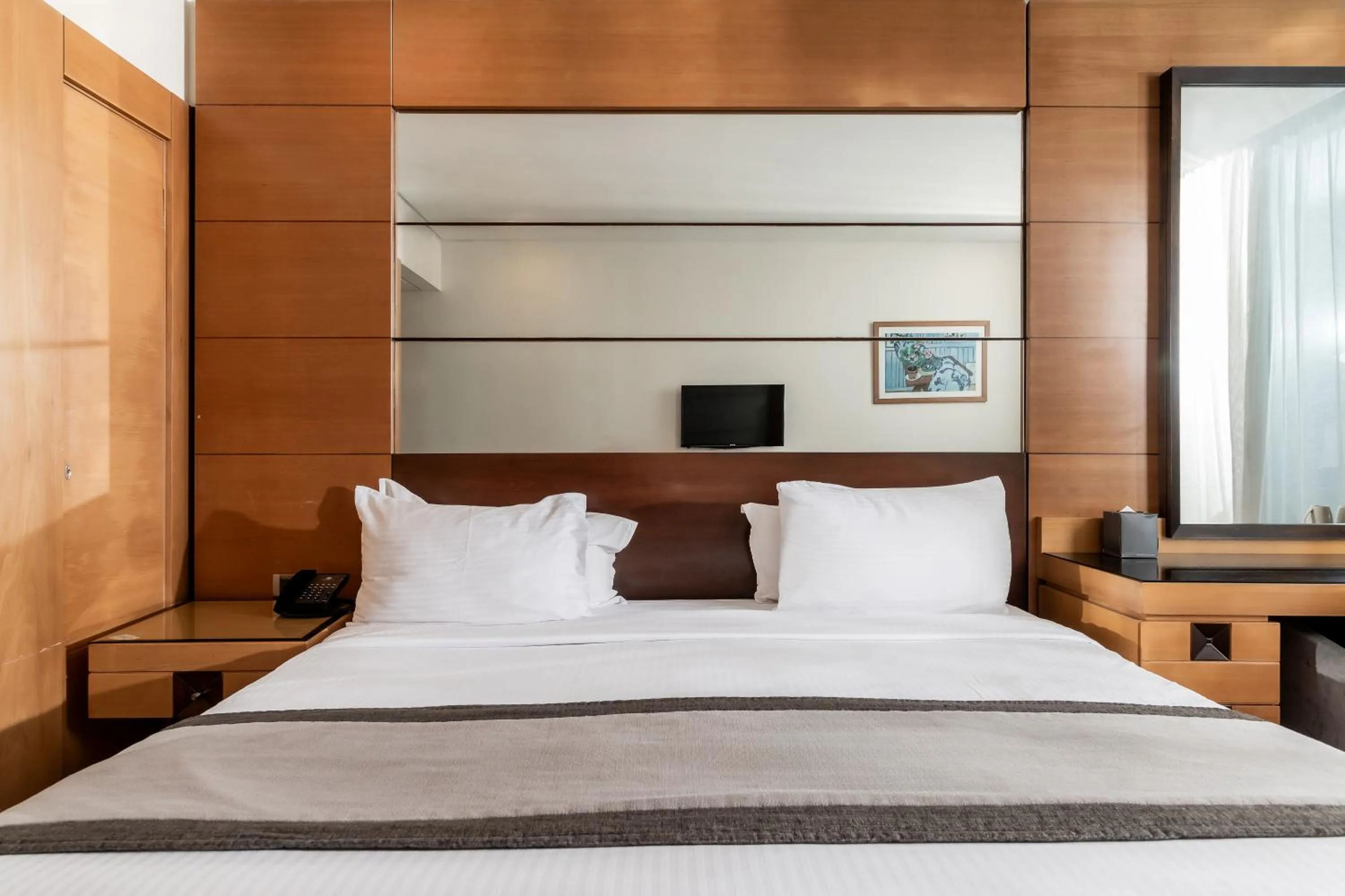 Bed in Coral Beach Hotel And Resort Beirut