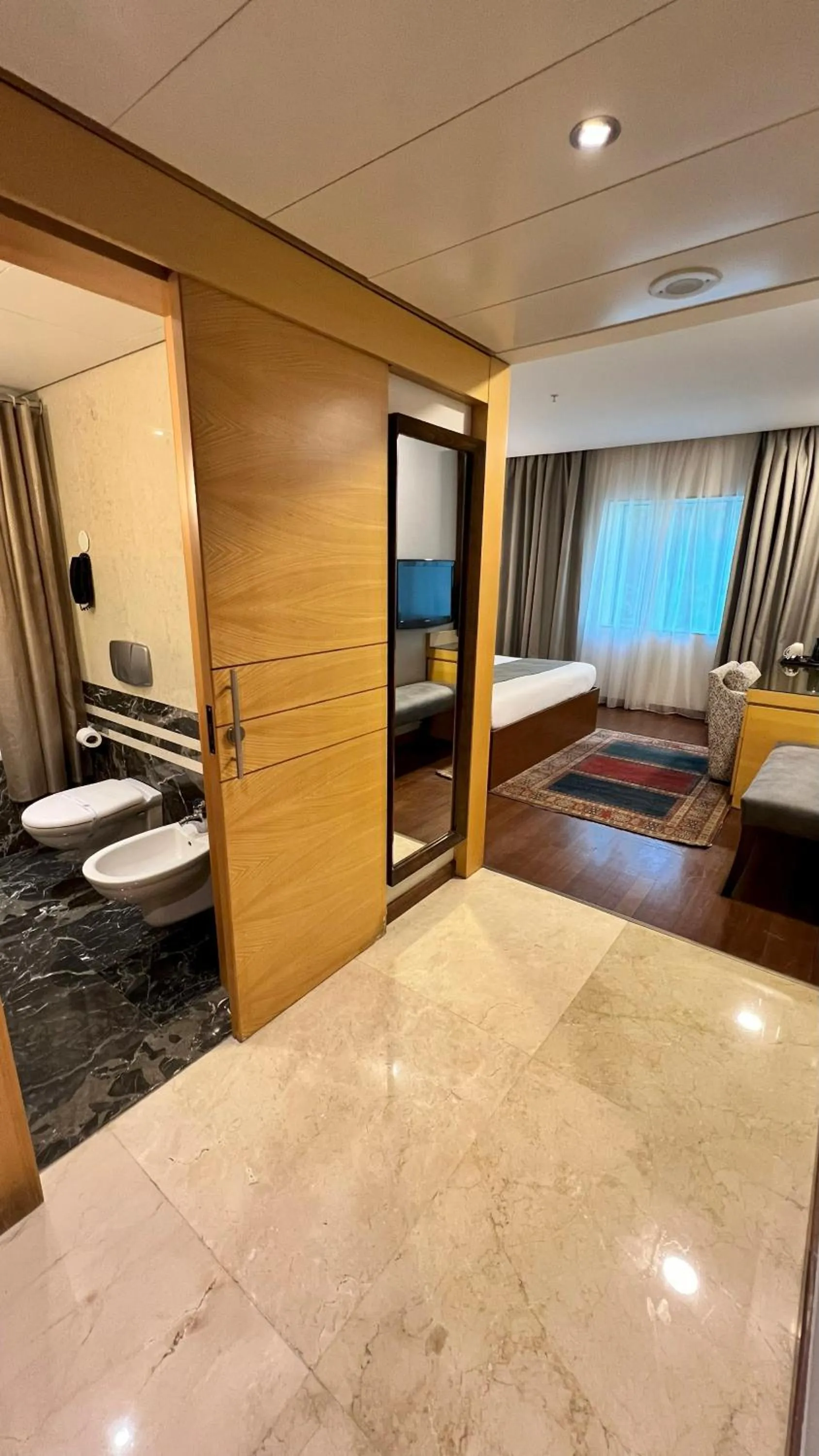 Bathroom, Bed in Coral Beach Hotel And Resort Beirut