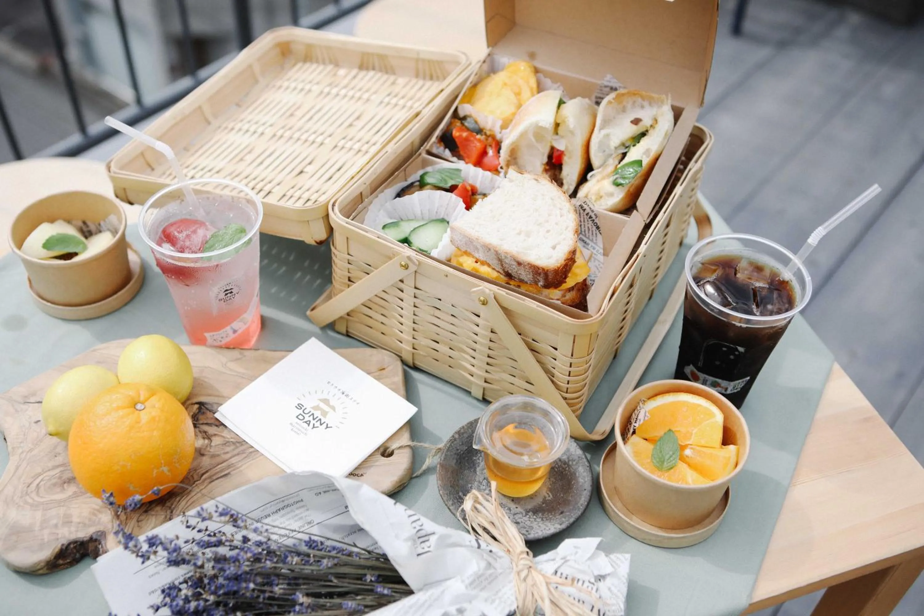 Food close-up in Sunny Day Hostel