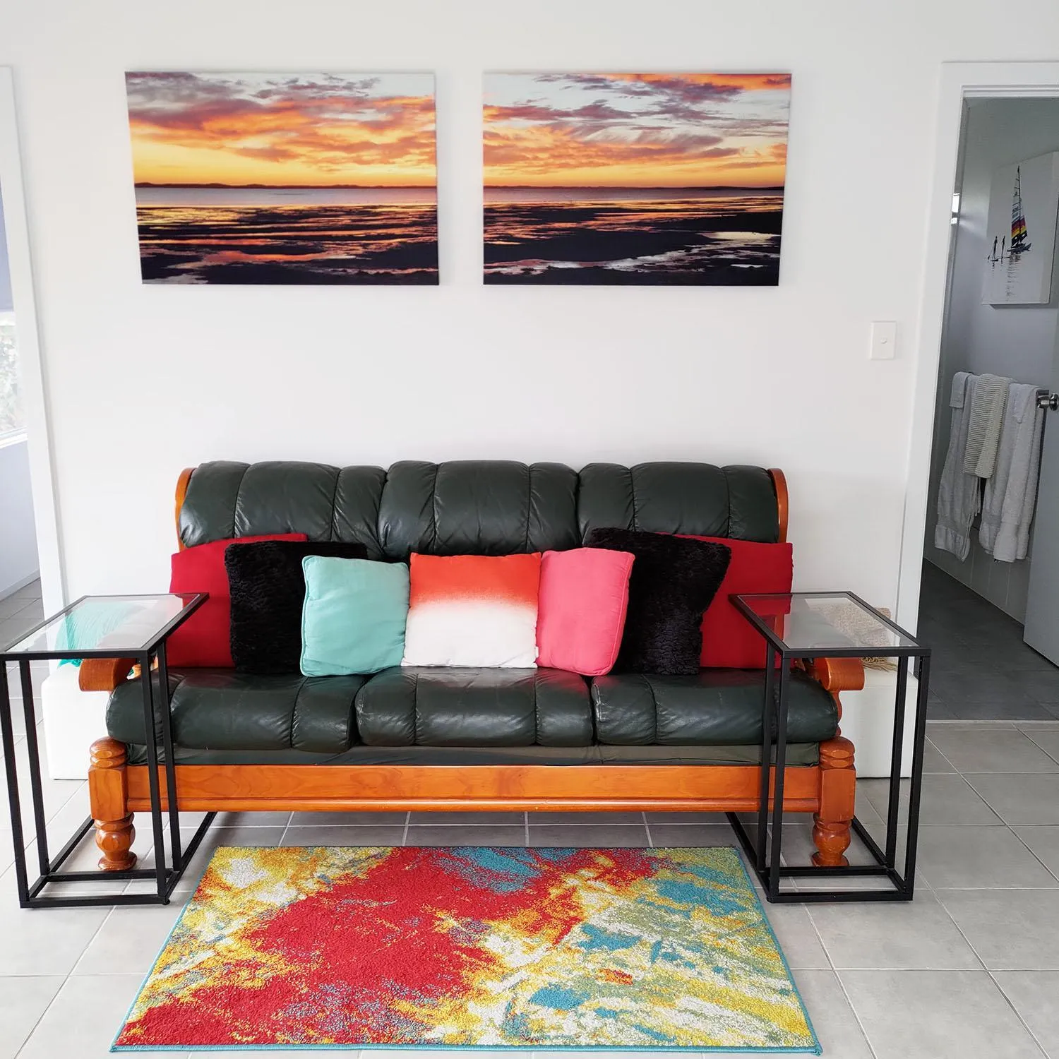 Living room in Gumnut Getaway BnB