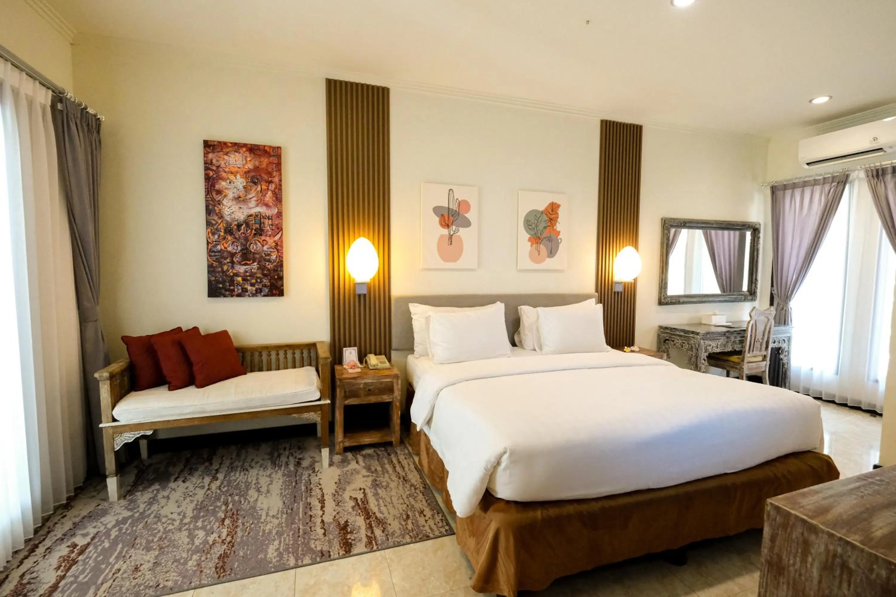 Bedroom, Bed in Peneeda View Beach Hotel