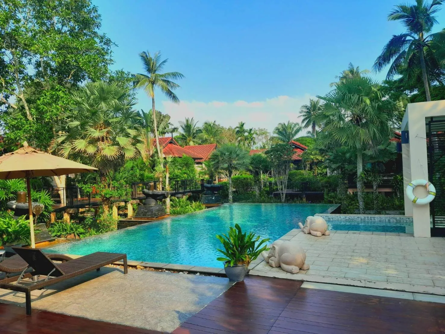 Swimming pool in Tusita Wellness Resort