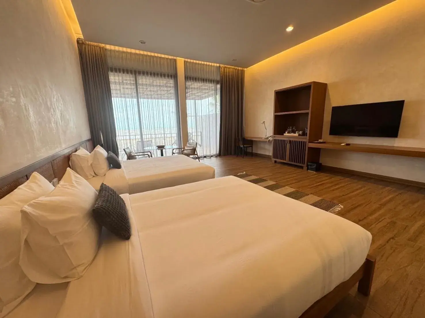 Premier Twin Room with Sea View in Tusita Wellness Resort Premier Twin Room with Sea View in Tusita Wellness Resort