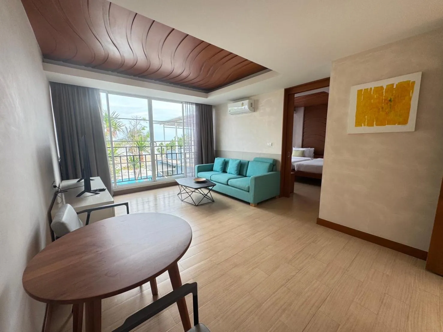 Living room, Bed in Tusita Wellness Resort