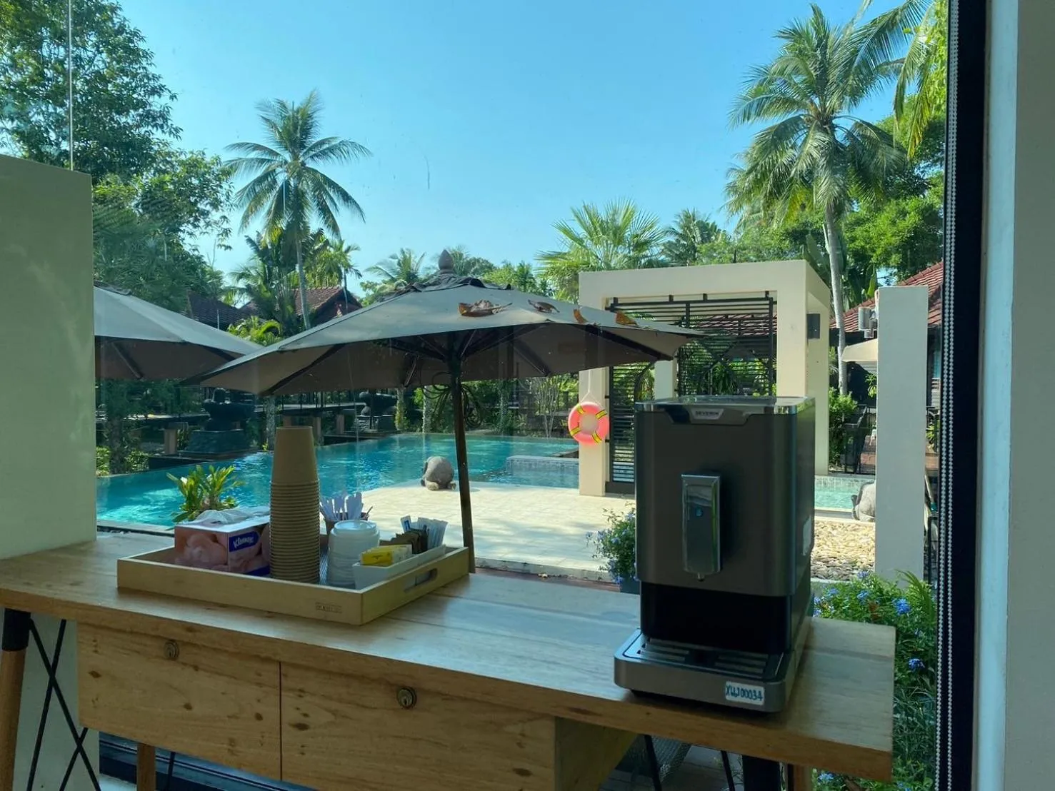 Pool view in Tusita Wellness Resort